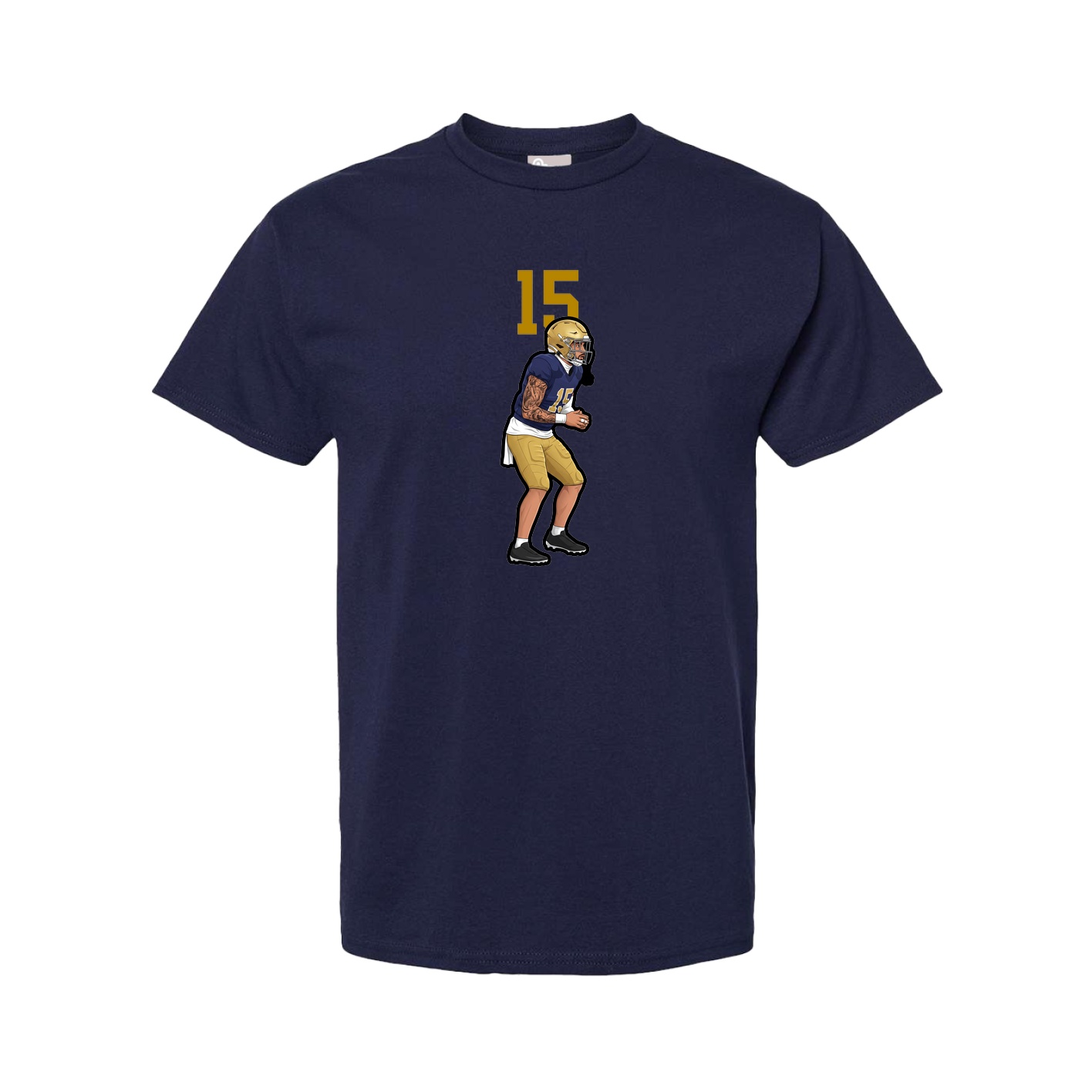 Youth Tee — Number Top in Navy
