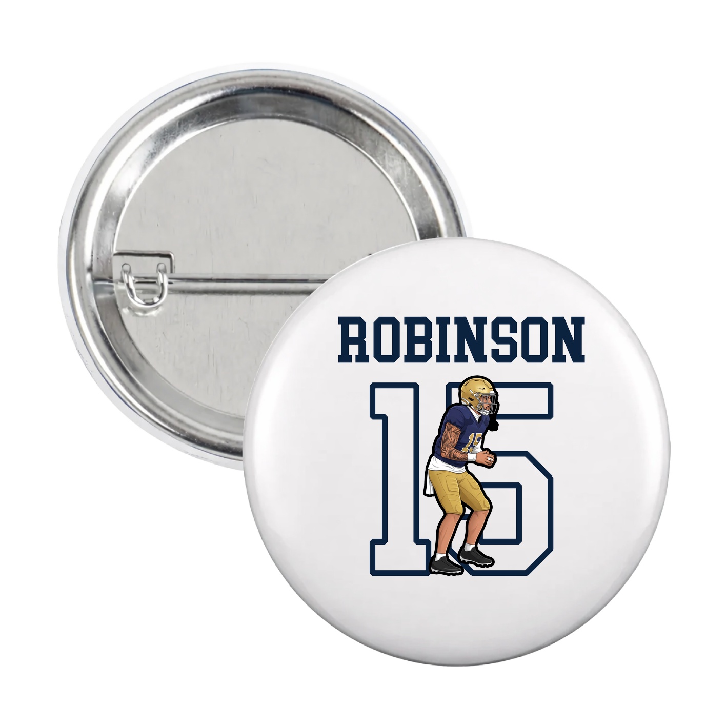 Game Day Button — Shirsey in White