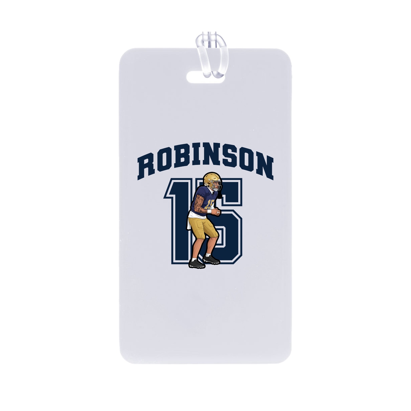 Bag Tag — Number in Classic