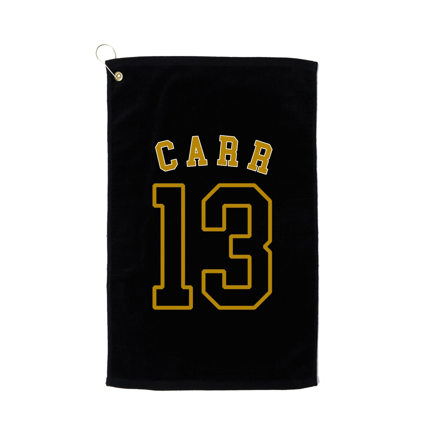 Golf Towel — Shirsey Arch in Black
