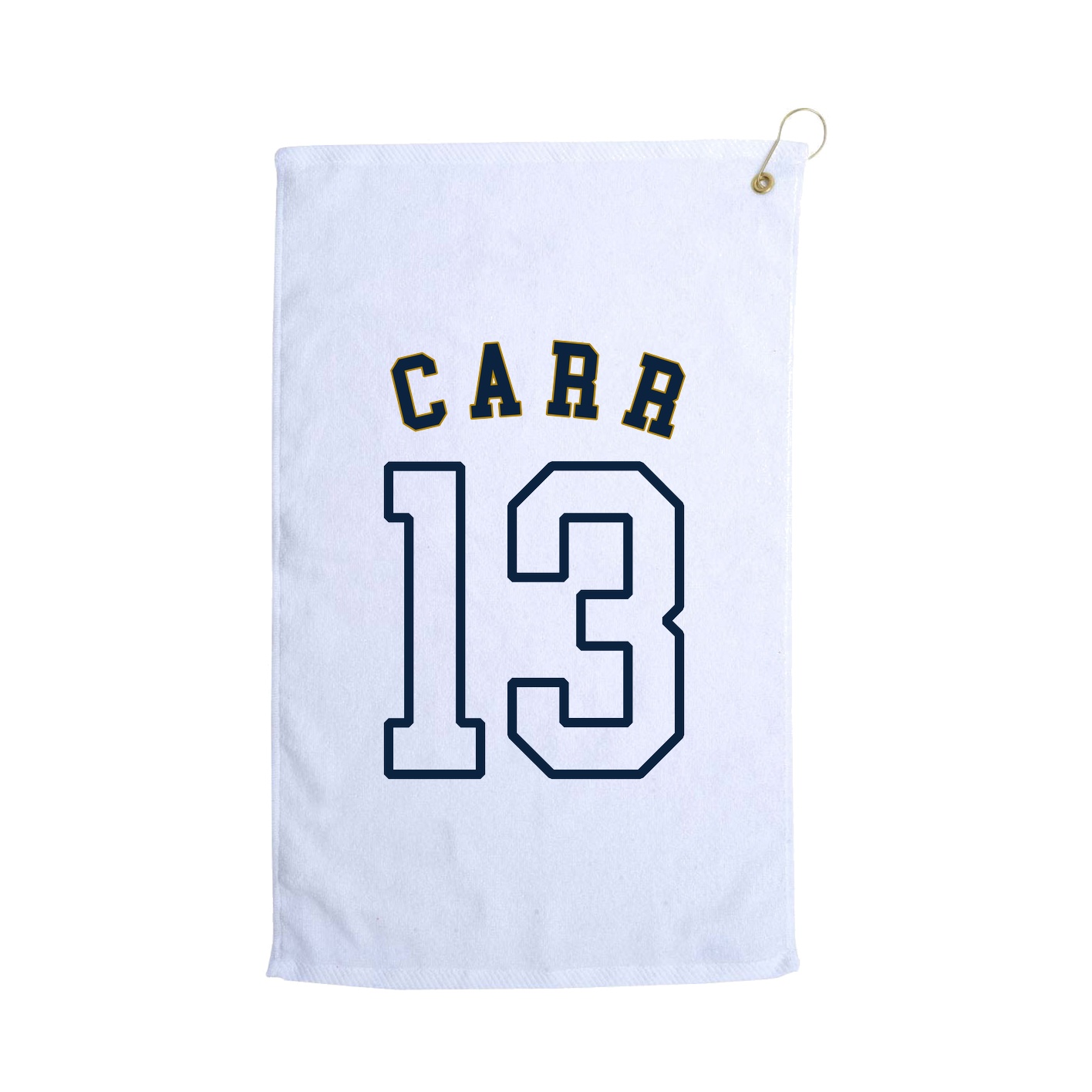 Golf Towel — Shirsey Arch in White