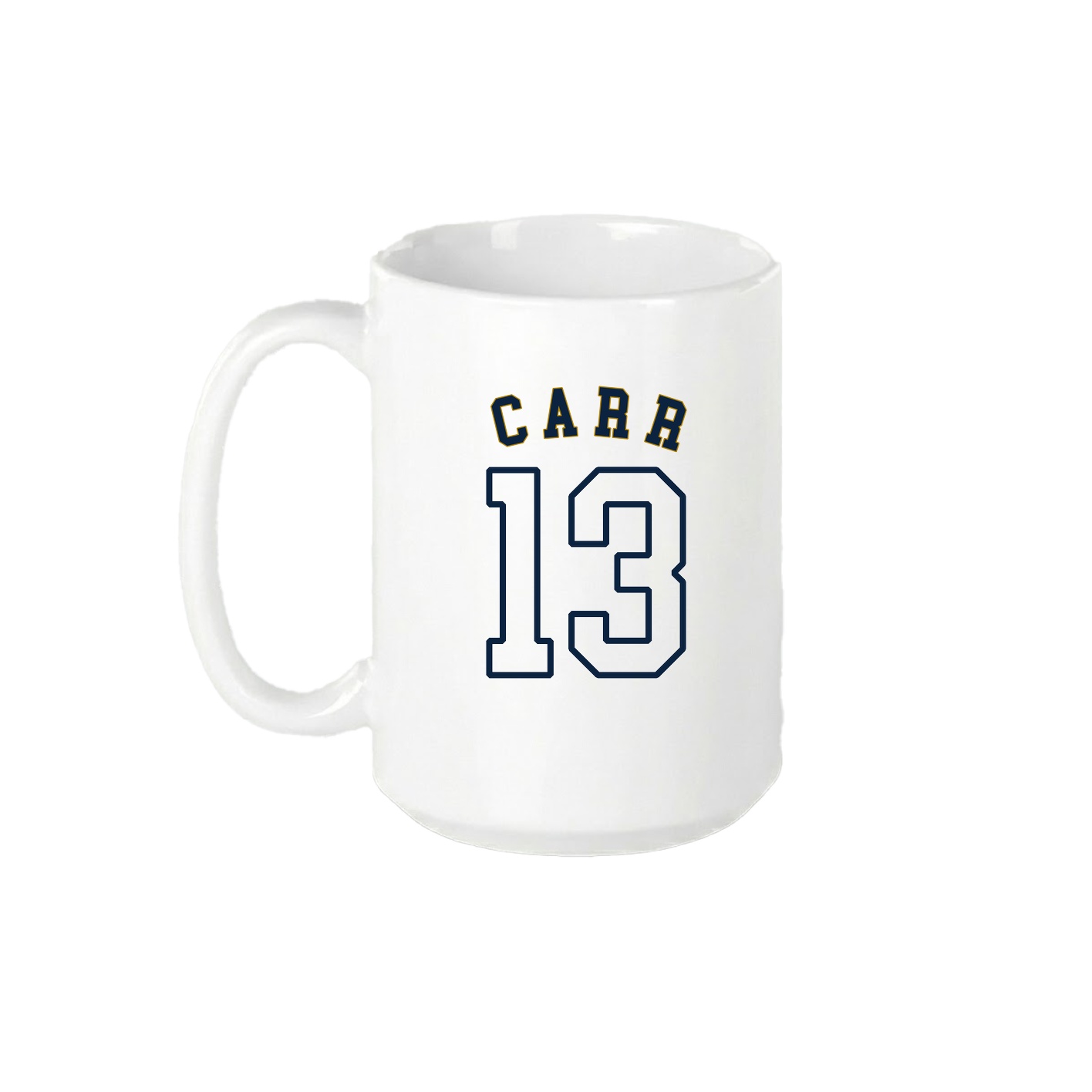 15oz Coffee Mug — Shirsey Arch in White