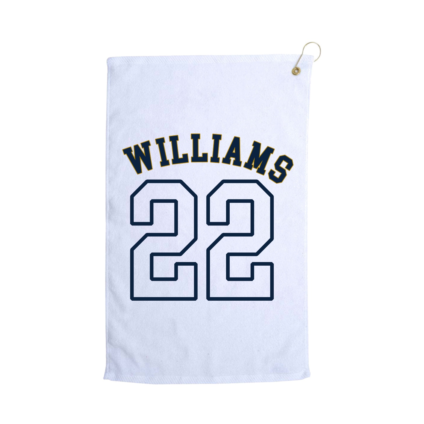 Golf Towel — Shirsey Arch in White