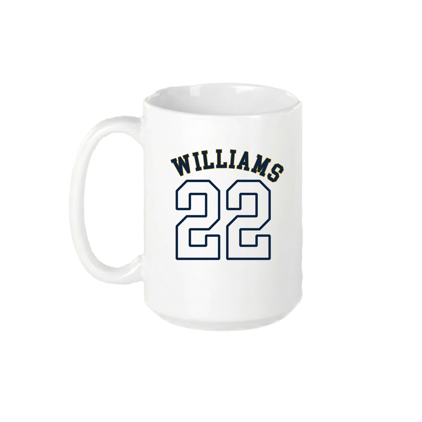 15oz Coffee Mug — Shirsey Arch in White