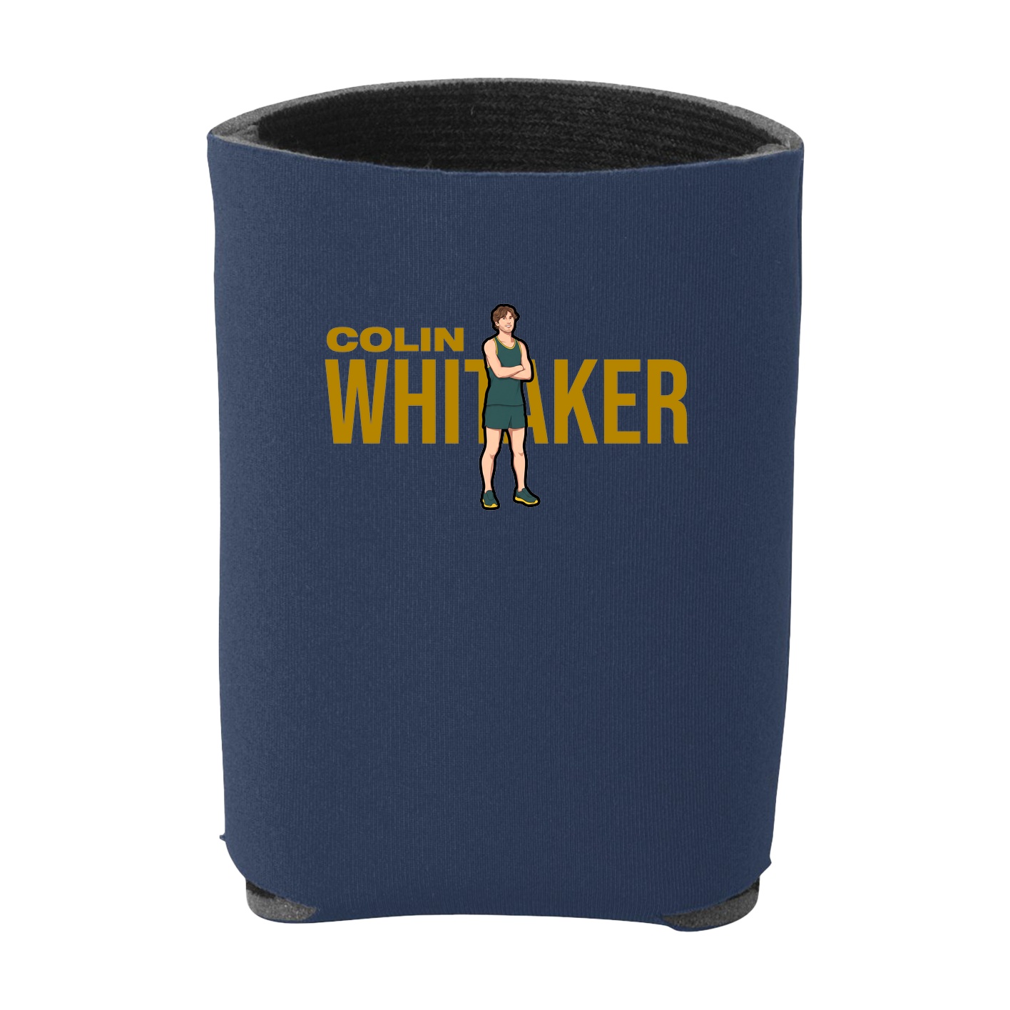 Can Holder — Player Name in Navy
