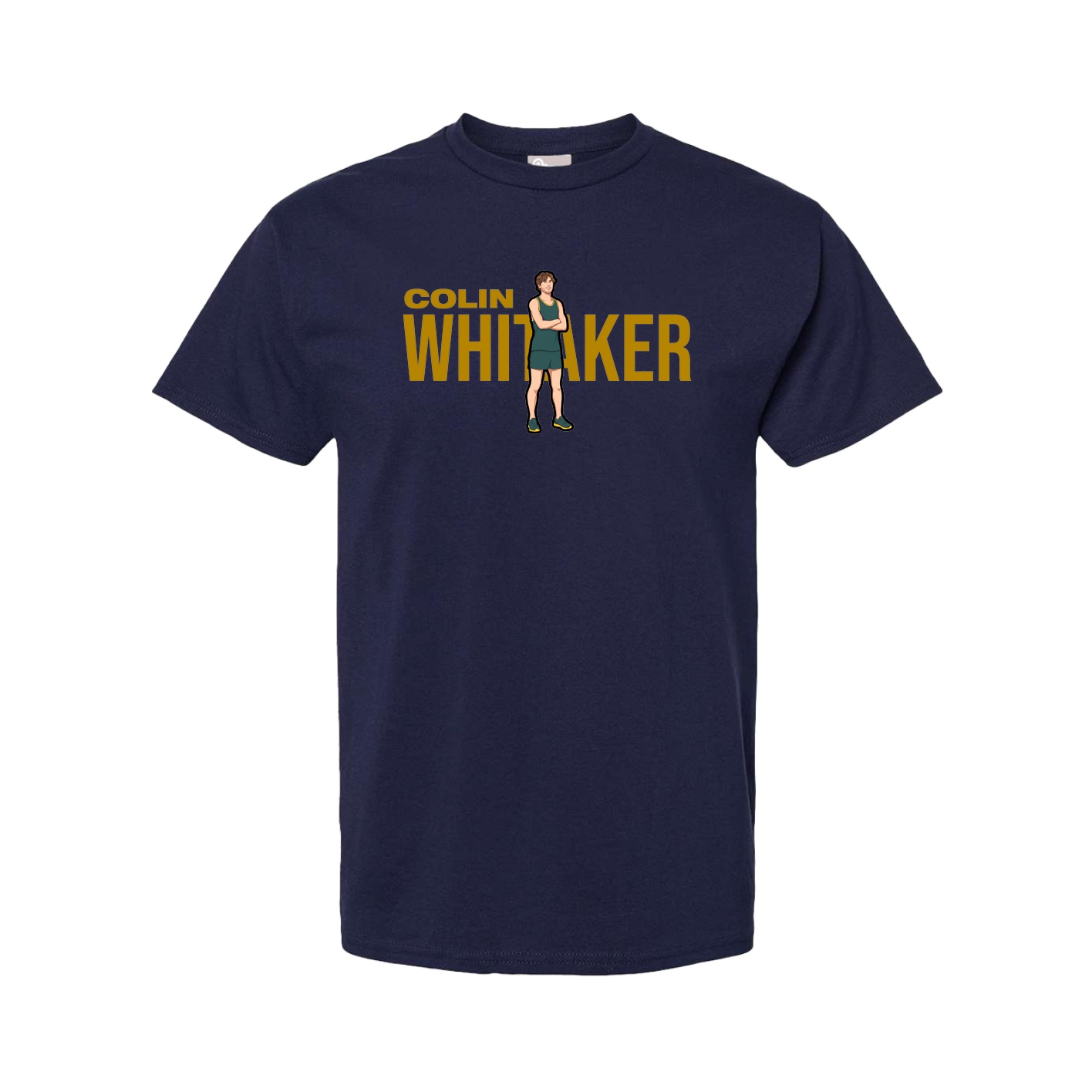 Tee — Player Name in Navy