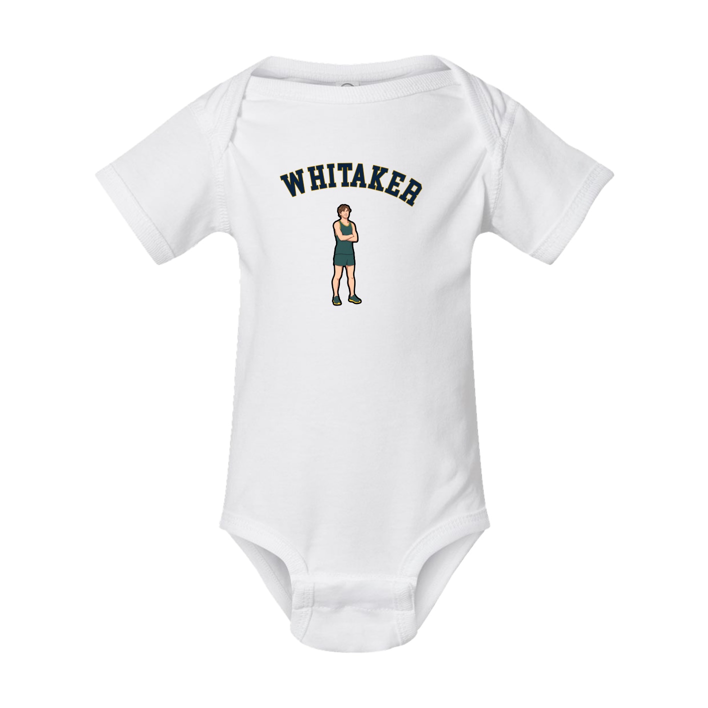 Baby Onesie — Shirsey Arch in White