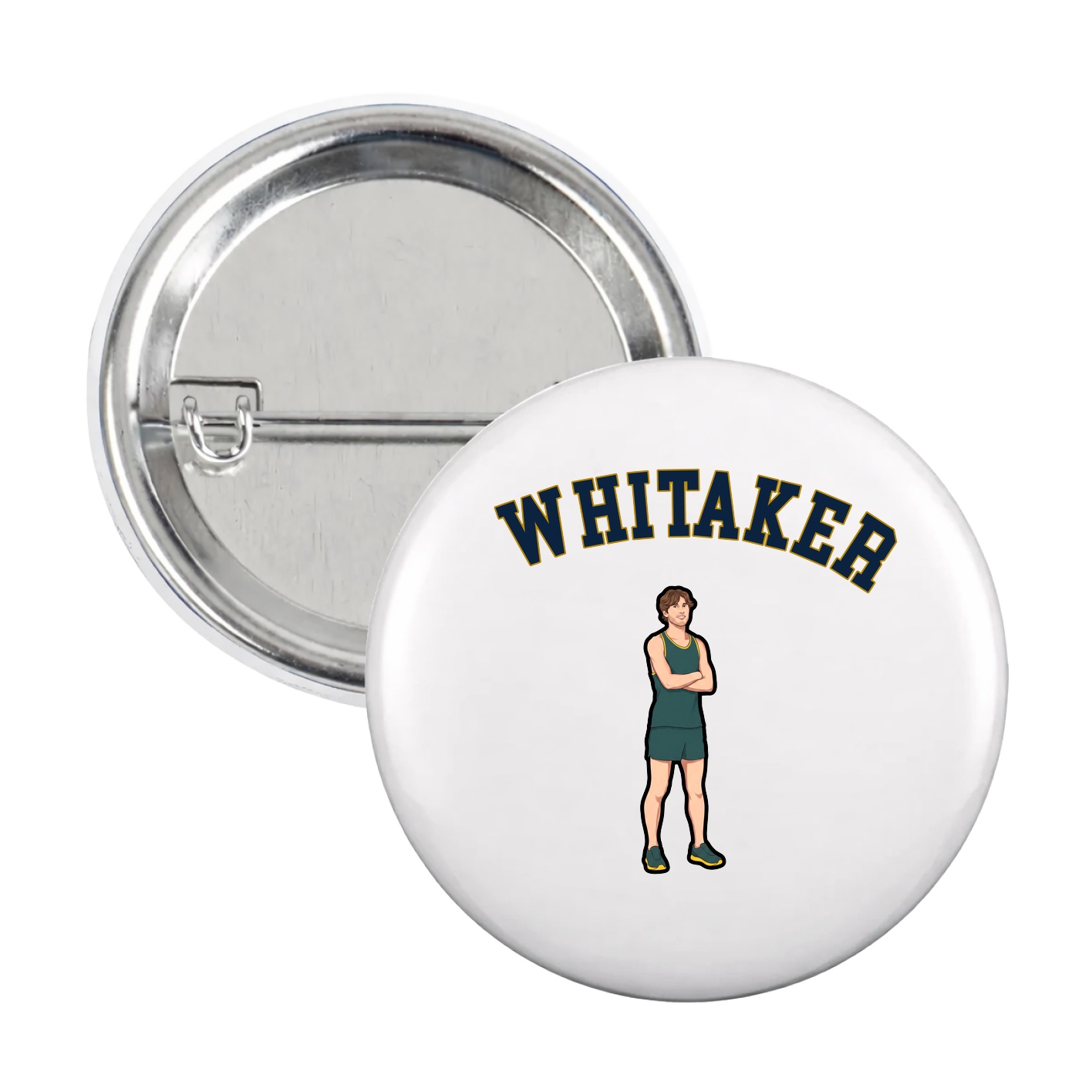 Game Day Button — Shirsey Arch in White
