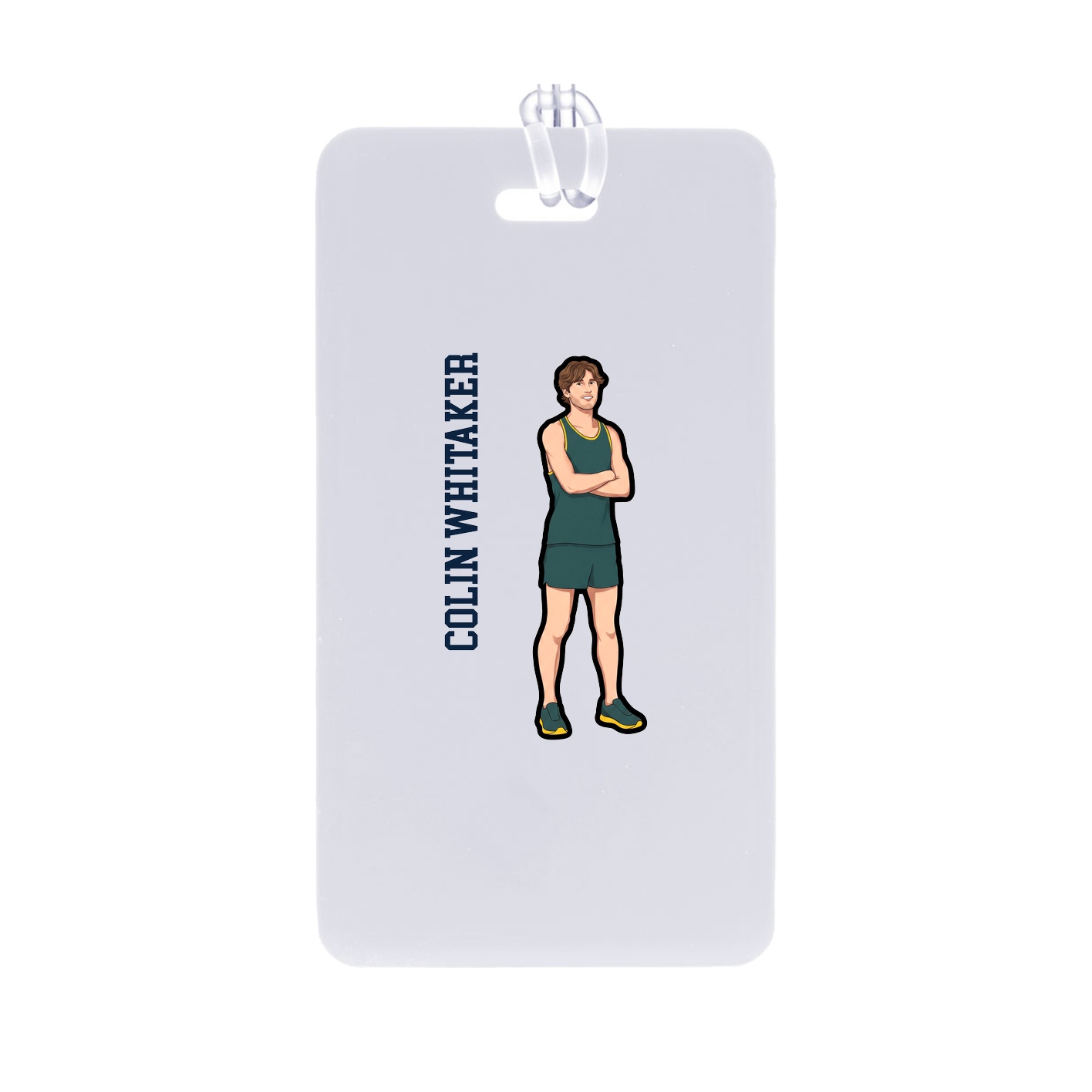 Bag Tag — Name Vertical in Classic