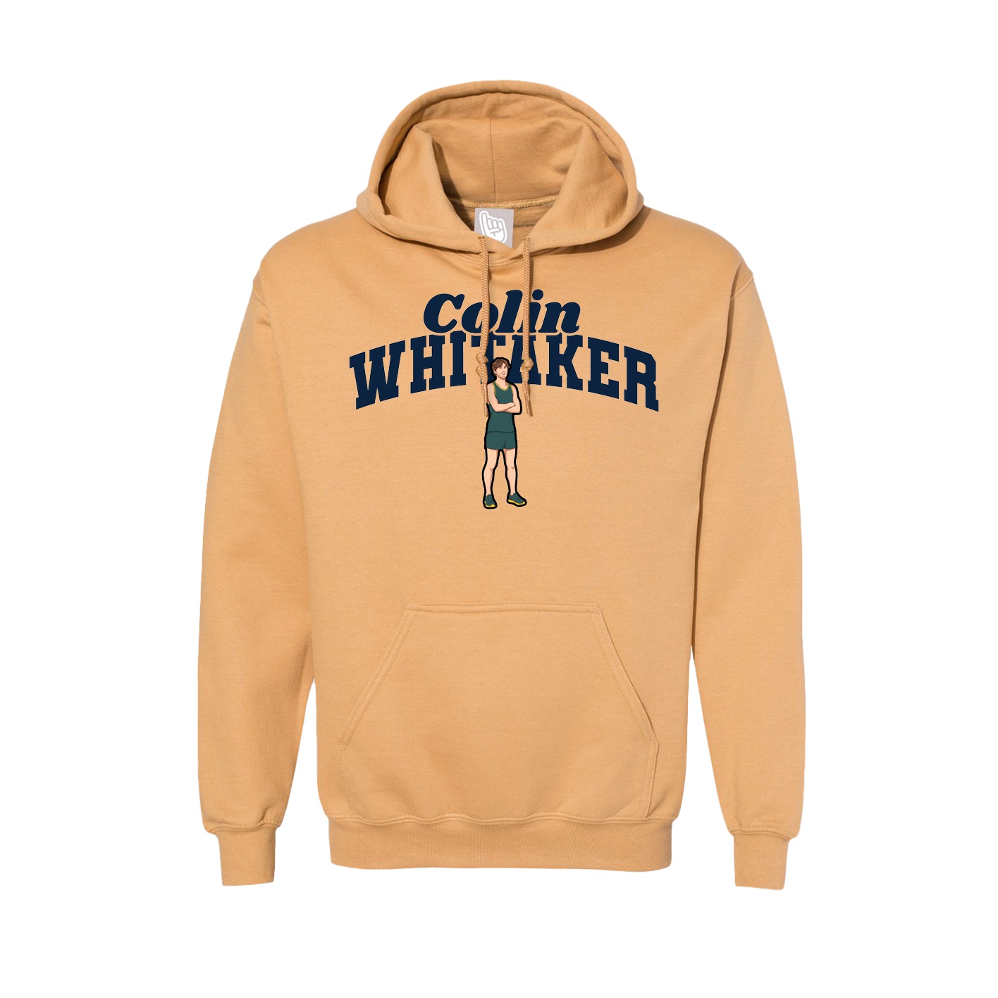 Hoodie — Signature Arch in Vegas Gold