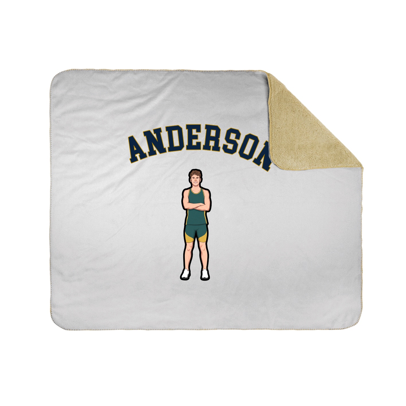 Throw Blanket — Shirsey Arch in White