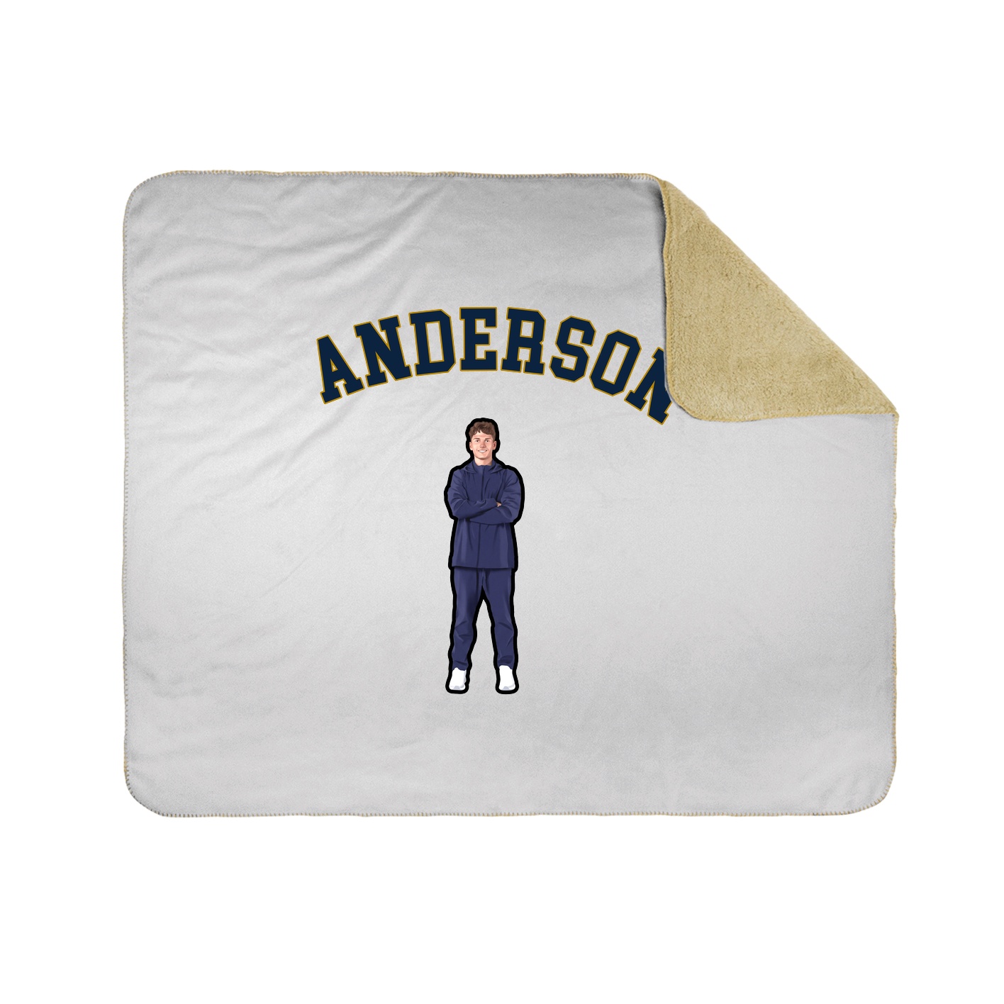 Throw Blanket — Shirsey Arch in White