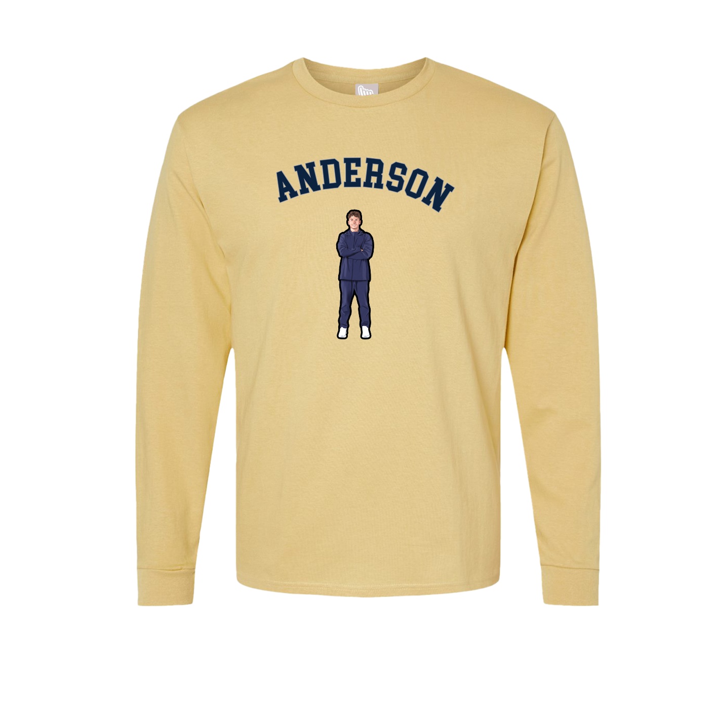 Long Sleeve Tee — Shirsey Arch in Vegas Gold