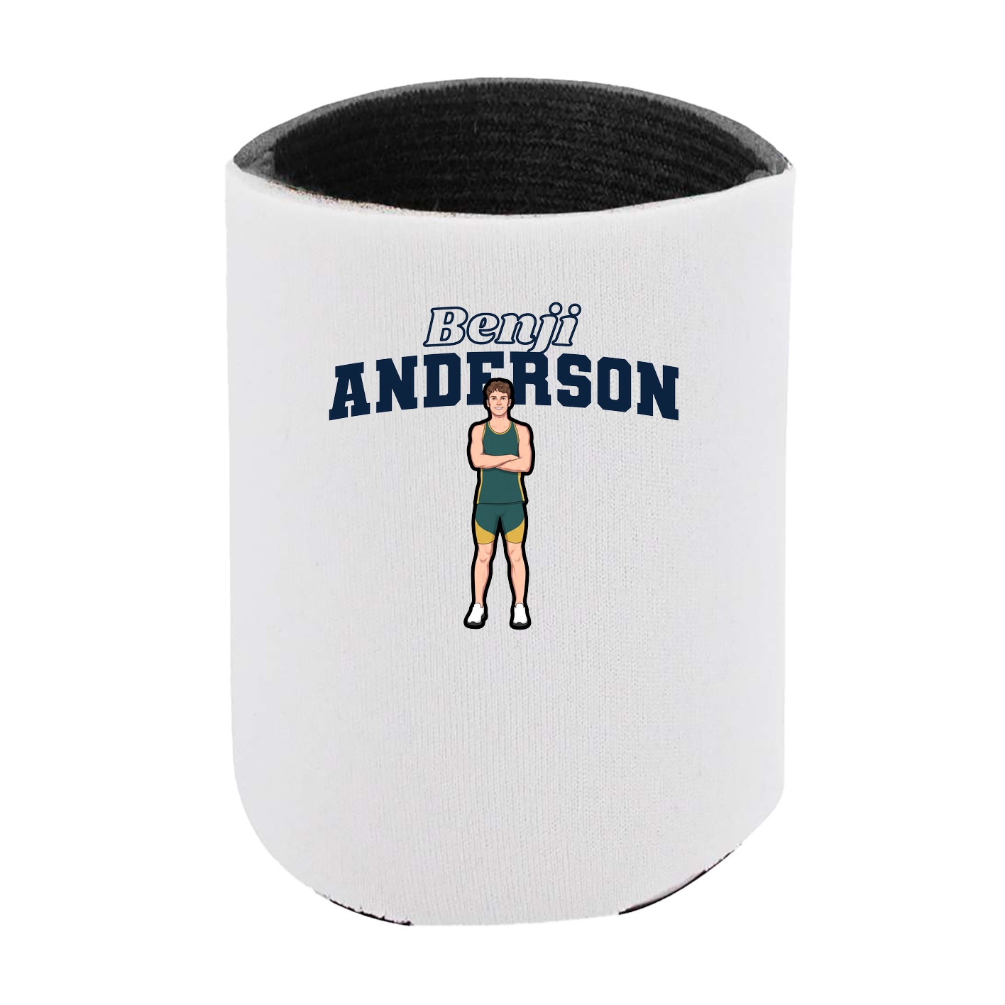 Can Holder — Name Arch in White