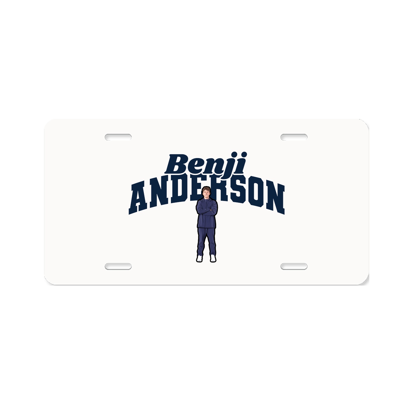 License Plate — Signature Arch in Classic