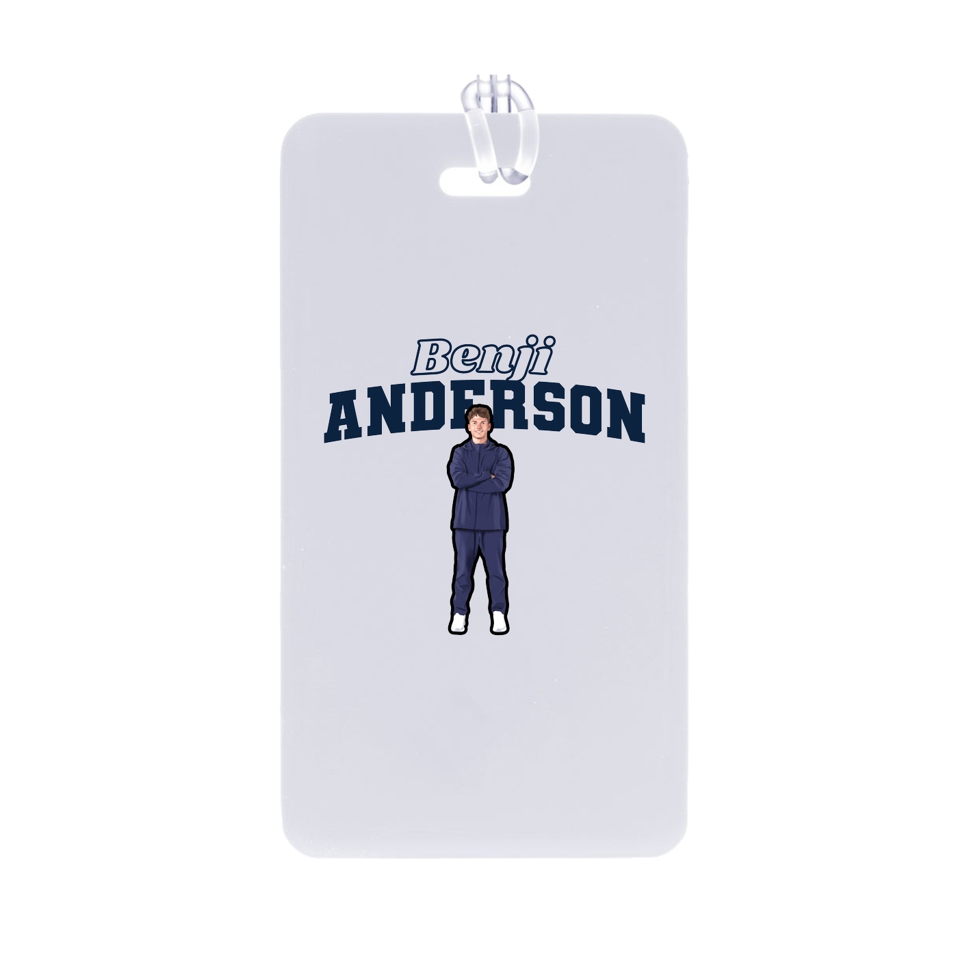 Bag Tag — Name Arch in Classic