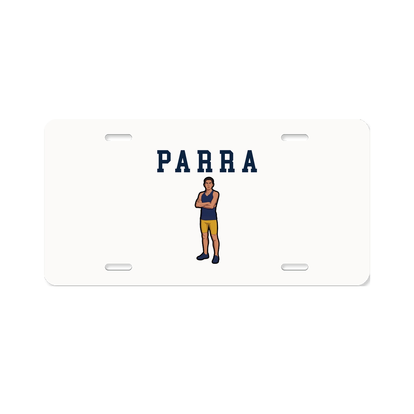 License Plate — Shirsey in Classic