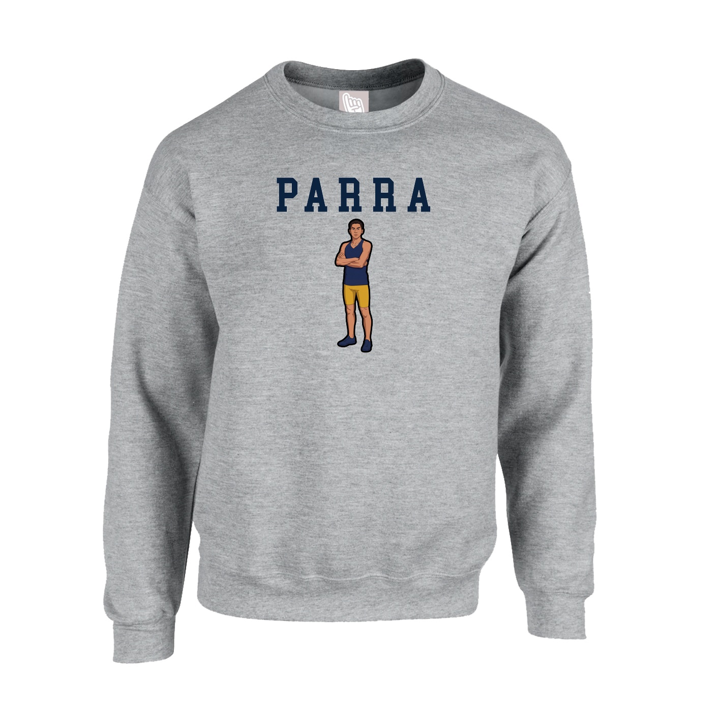 Fleece Crew — Shirsey in Grey