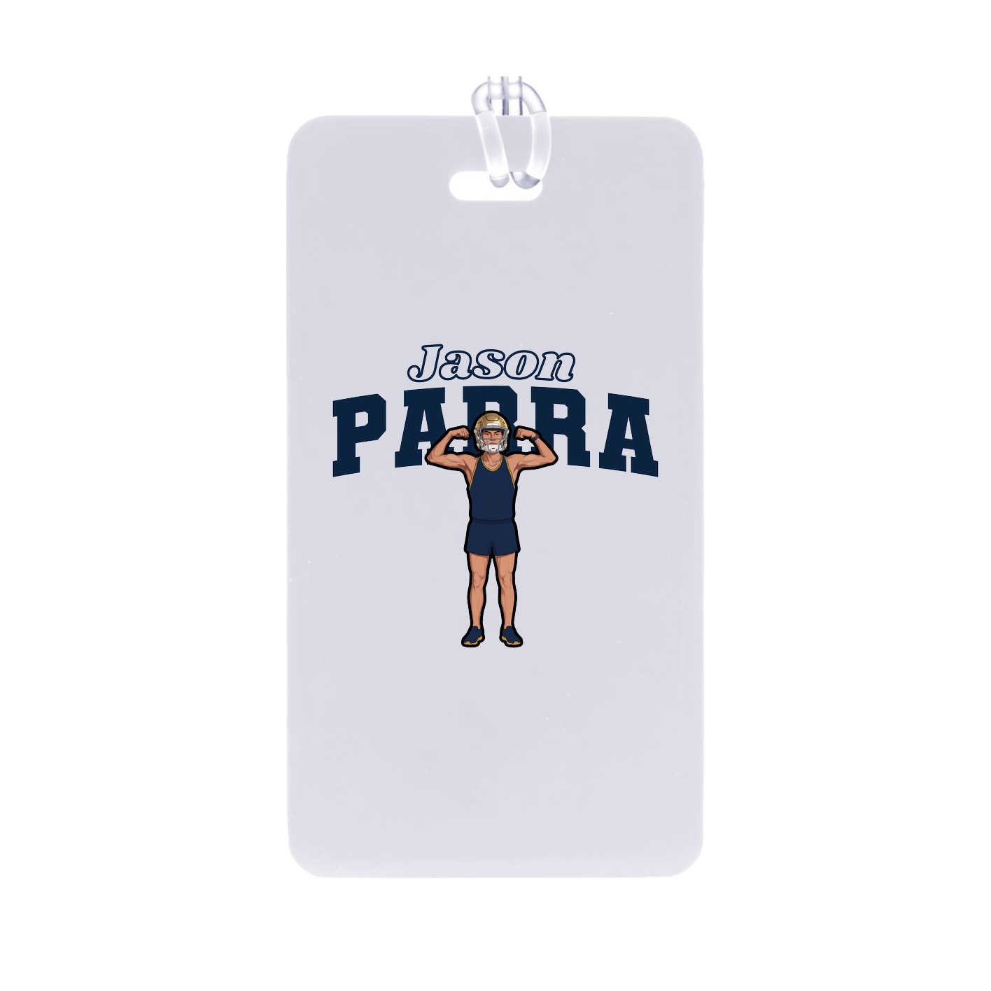 Bag Tag — Name Arch in Classic