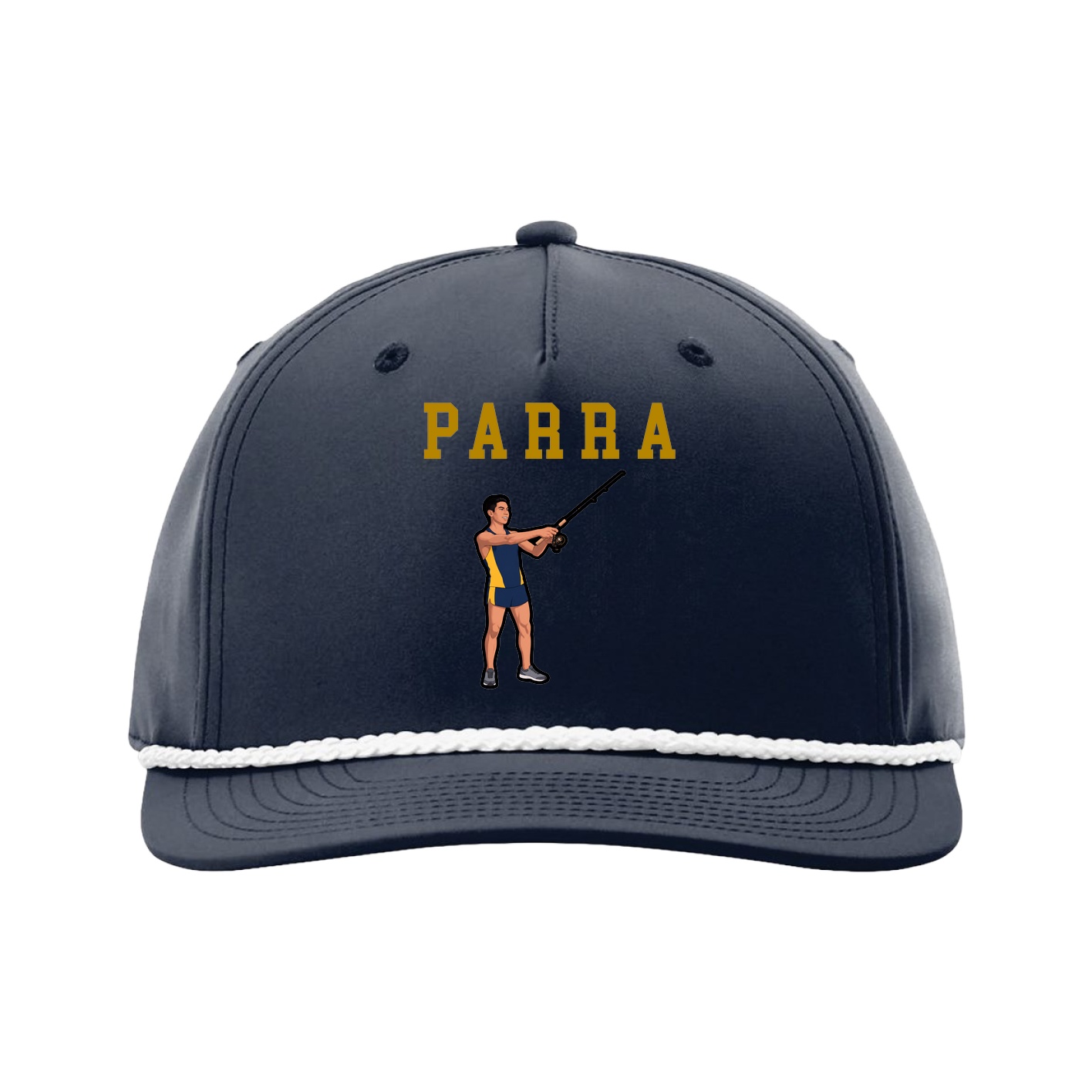 Five-Panel Classic Rope Cap — Shirsey in Navy