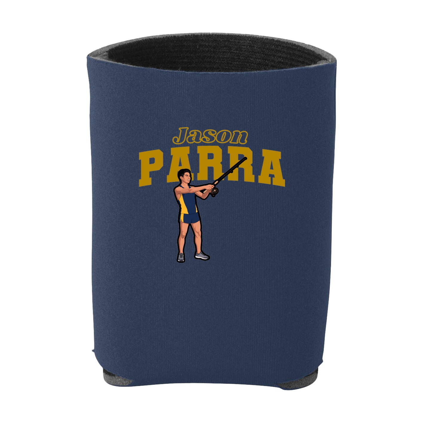 Can Holder — Name Arch in Navy