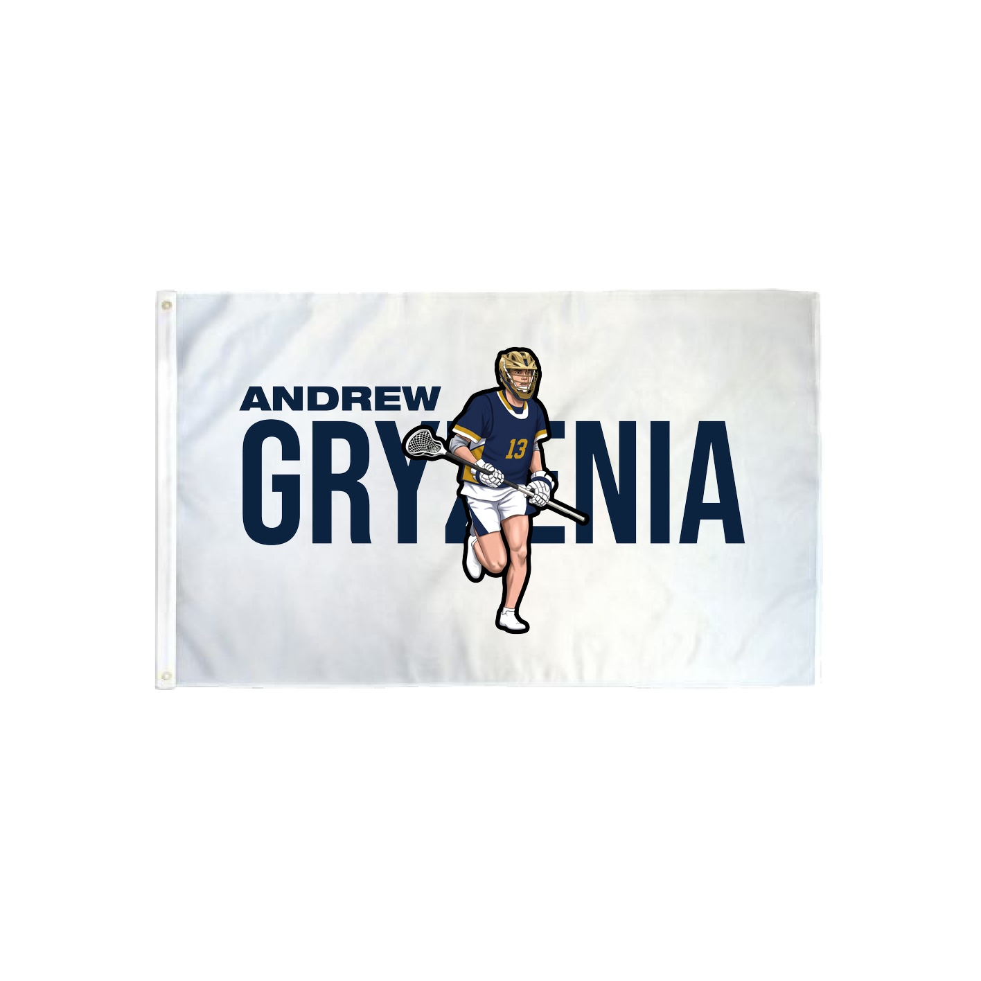 3x5 Flag — Player Name in Classic