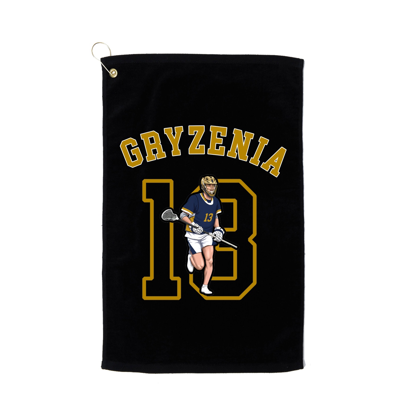 Golf Towel — Shirsey Arch in Black