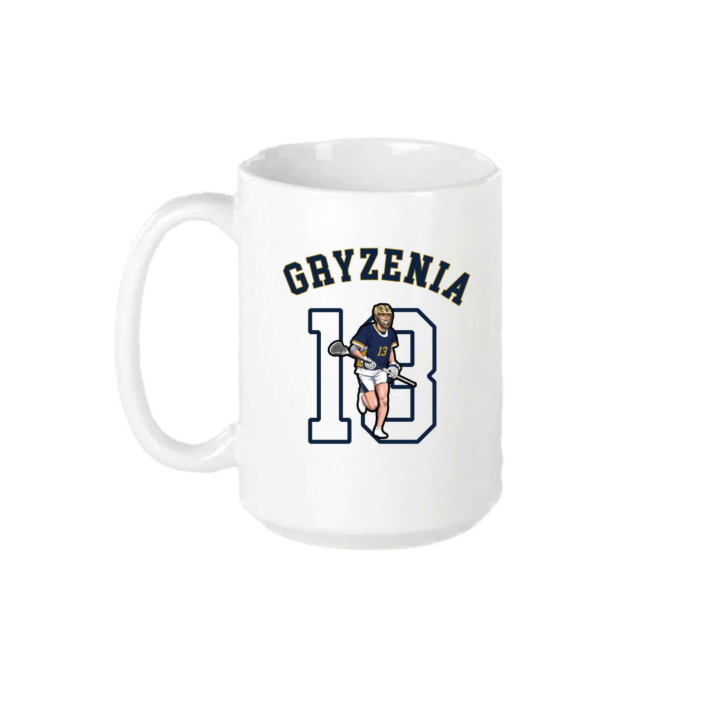 15oz Coffee Mug — Shirsey Arch in White