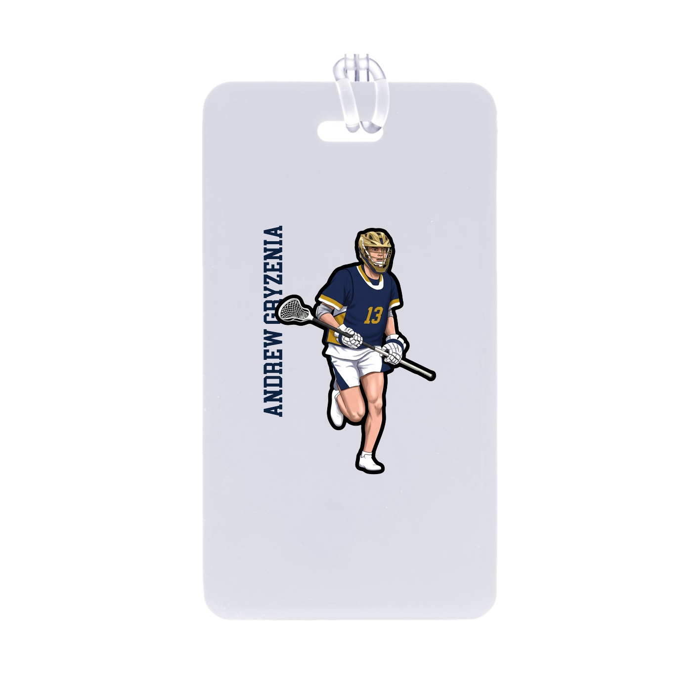 Bag Tag — Name Vertical in Classic