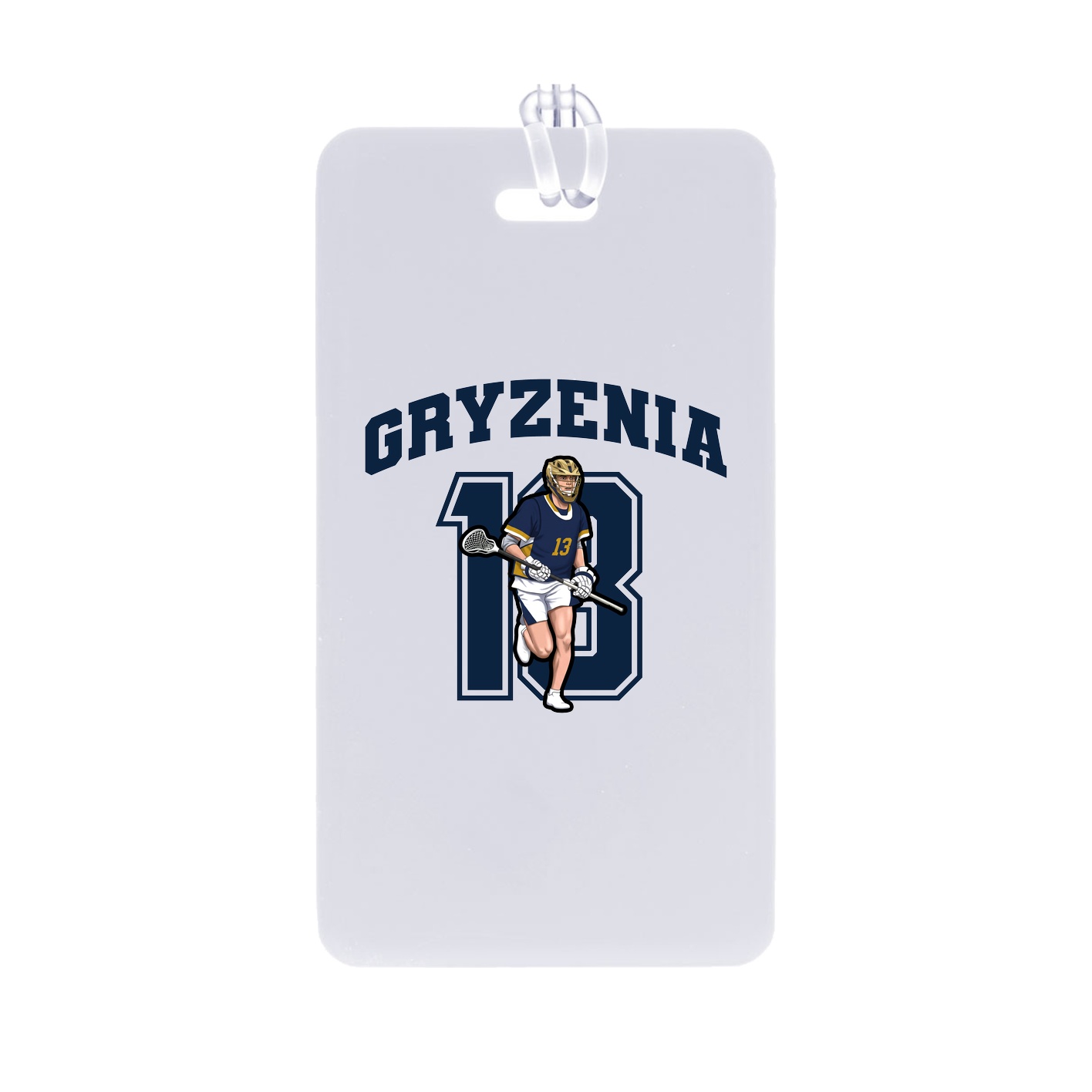 Bag Tag — Number in Classic