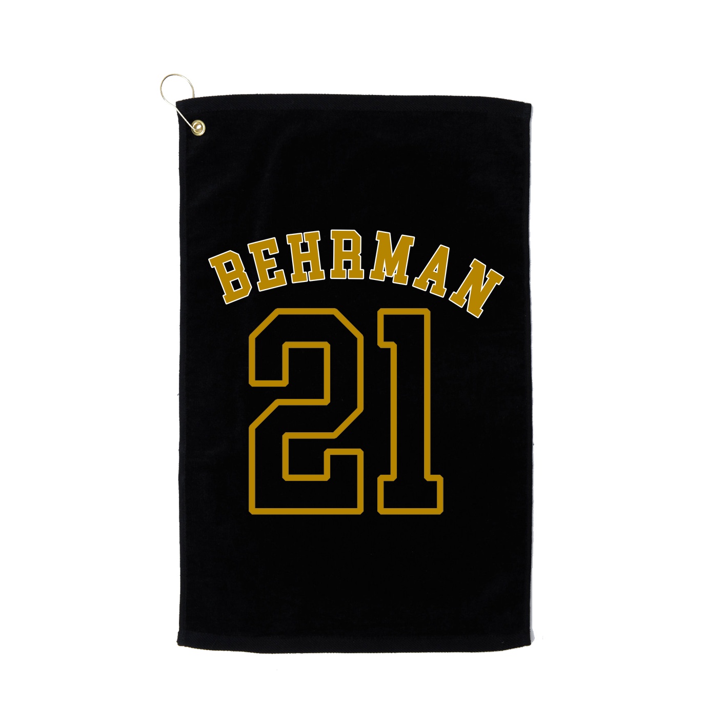 Golf Towel — Shirsey Arch in Black