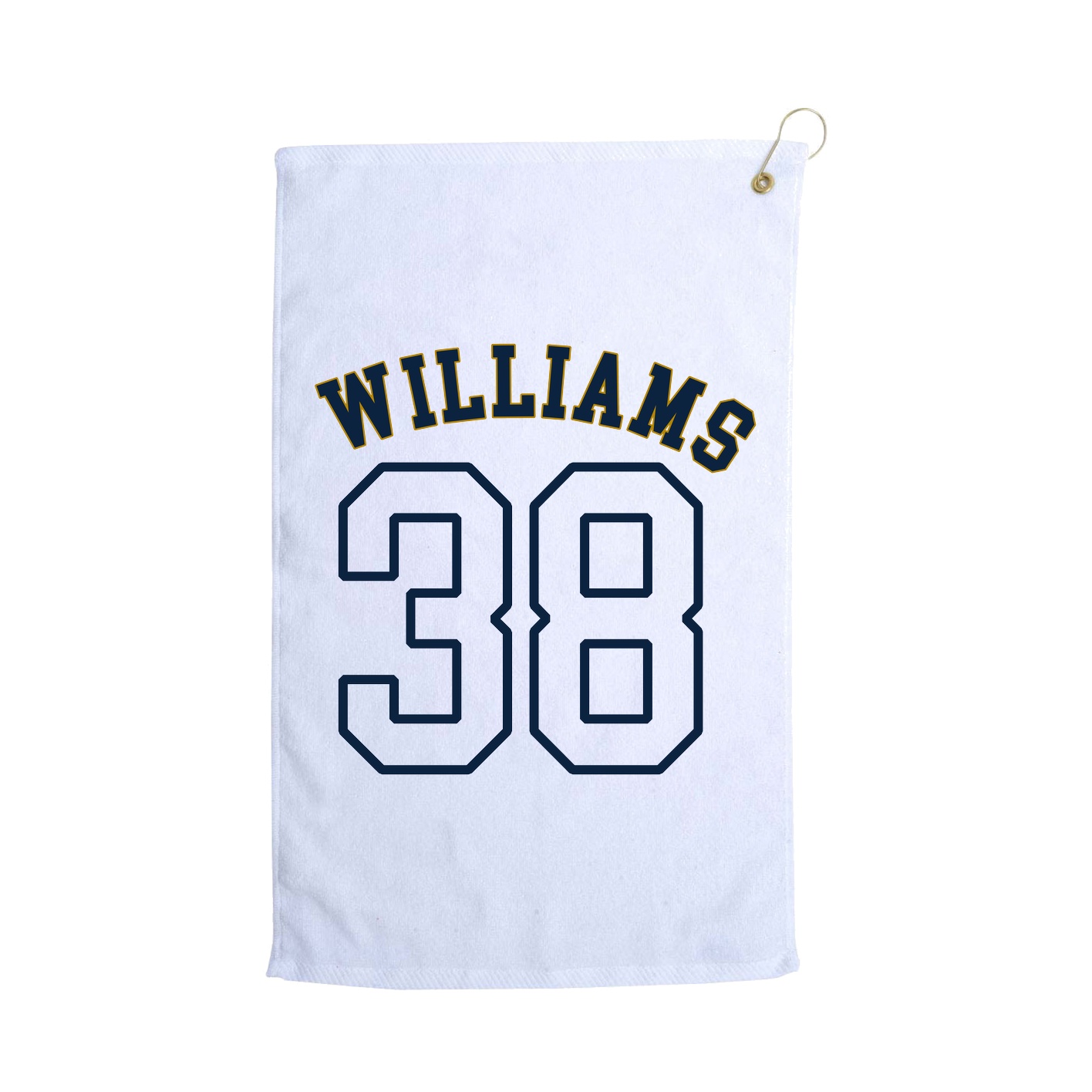 Golf Towel — Shirsey Arch in White