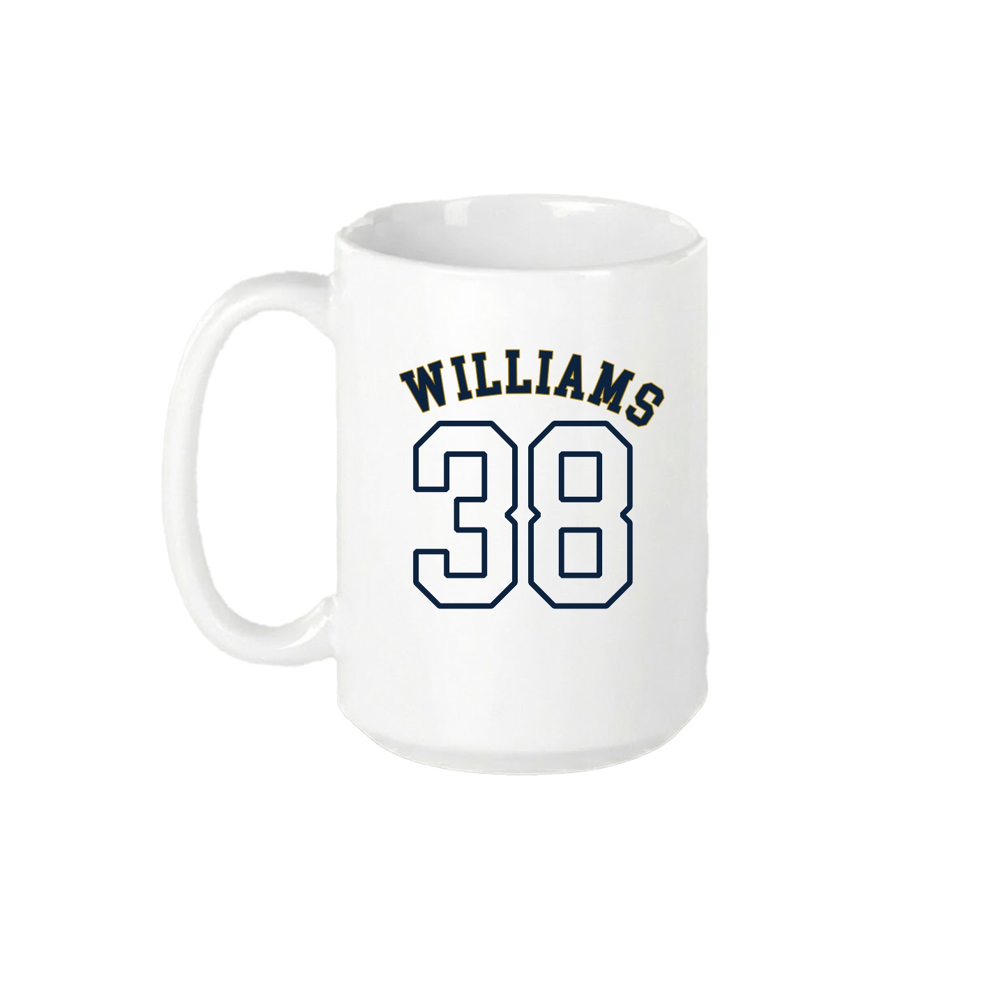 15oz Coffee Mug — Shirsey Arch in White