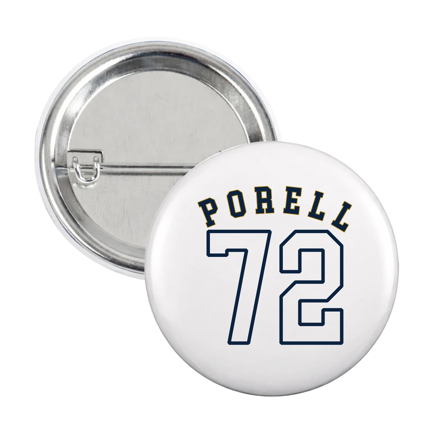 Game Day Button — Shirsey Arch in White