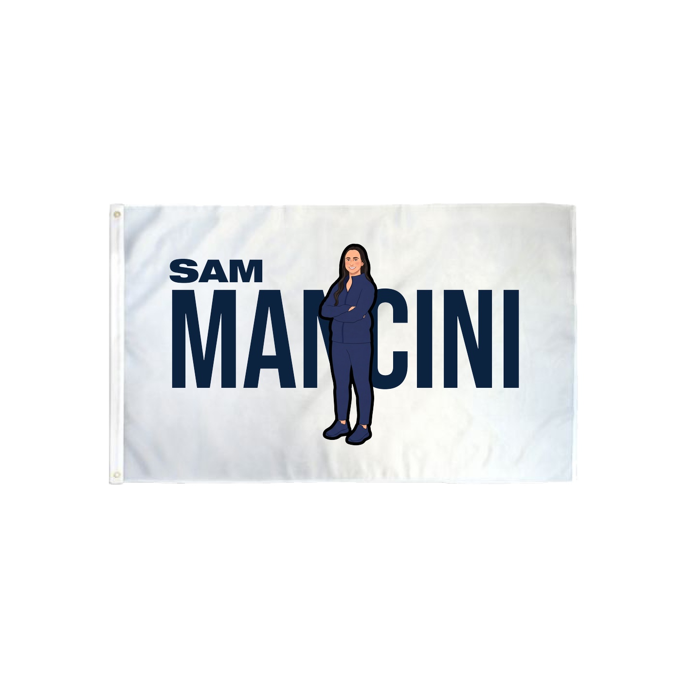 3x5 Flag — Player Name in Classic