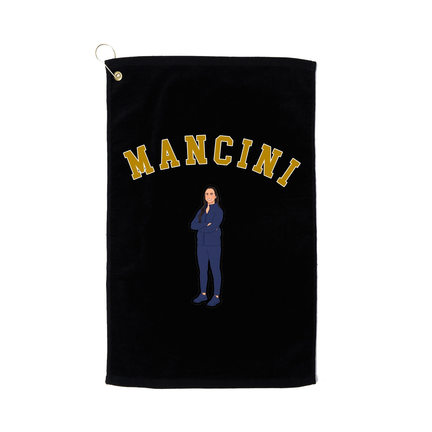 Golf Towel — Shirsey Arch in Black