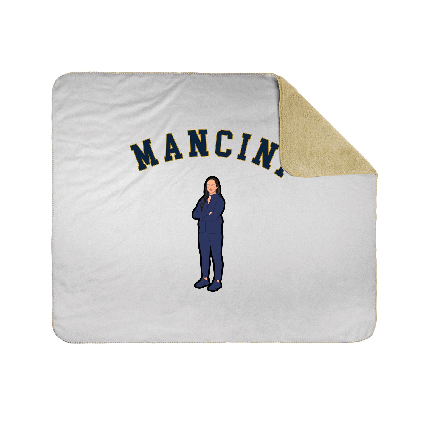 Throw Blanket — Shirsey Arch in White