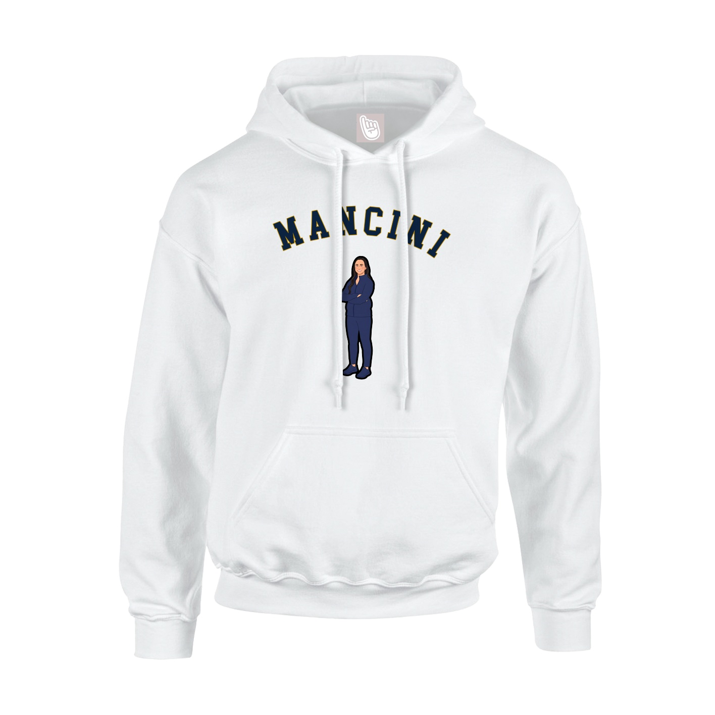 Hoodie — Shirsey Arch in White