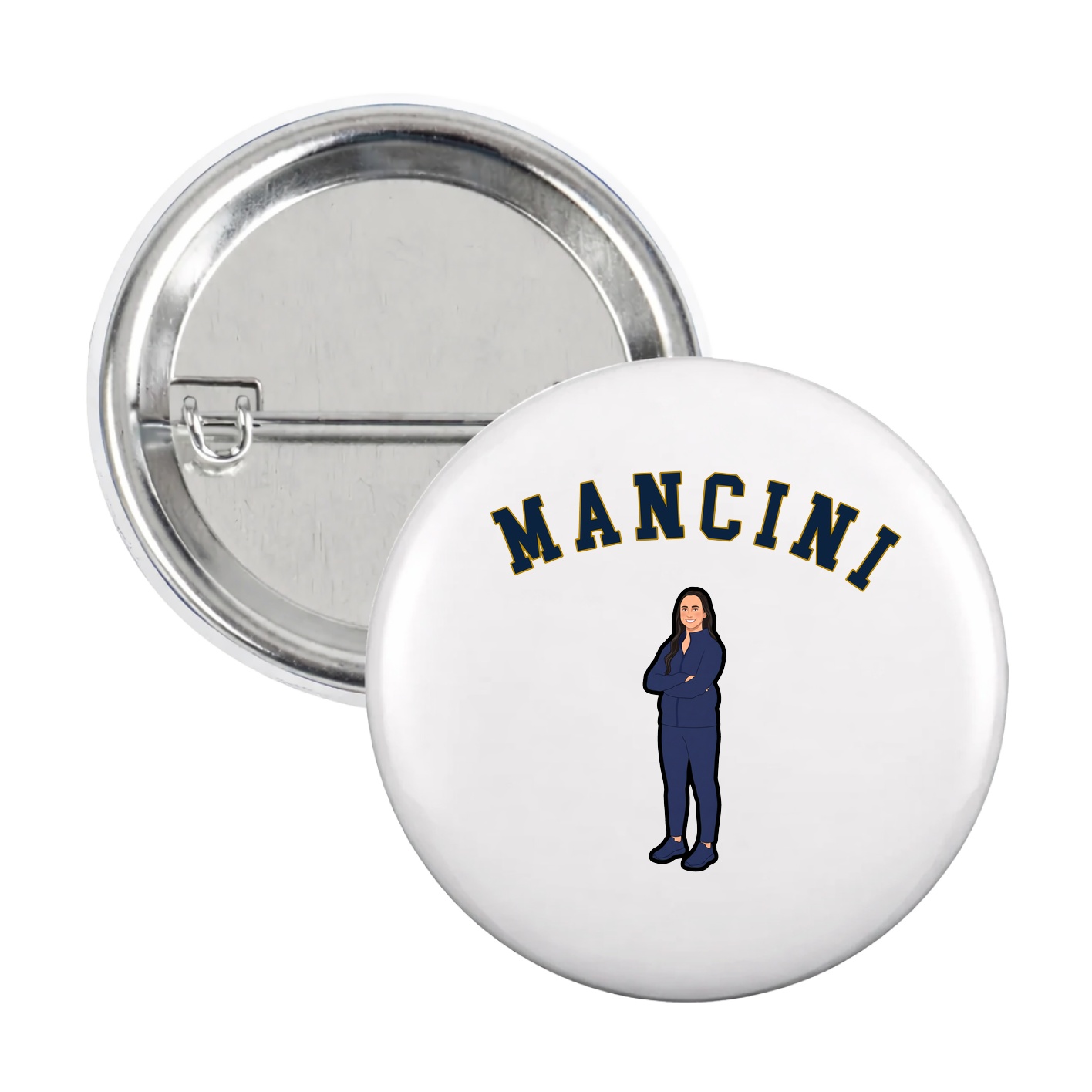 Game Day Button — Shirsey Arch in White