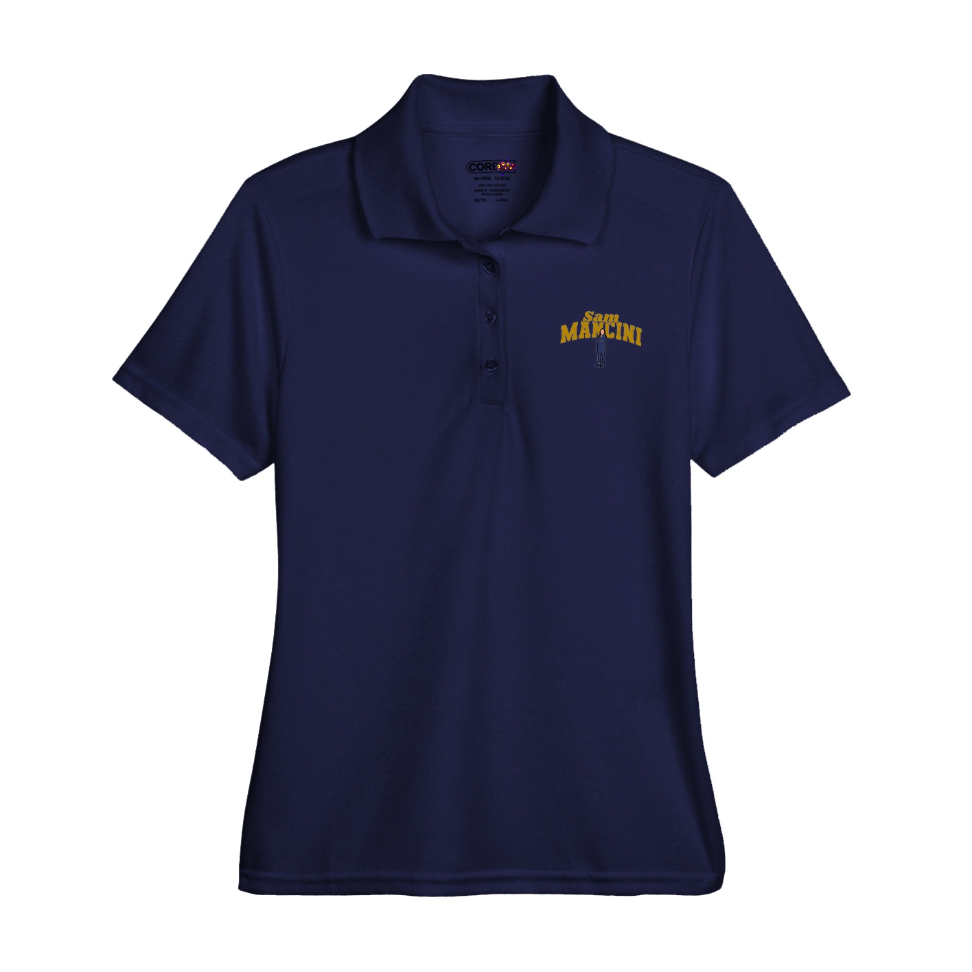 Womens Performance Polo — Signature Arch in Navy