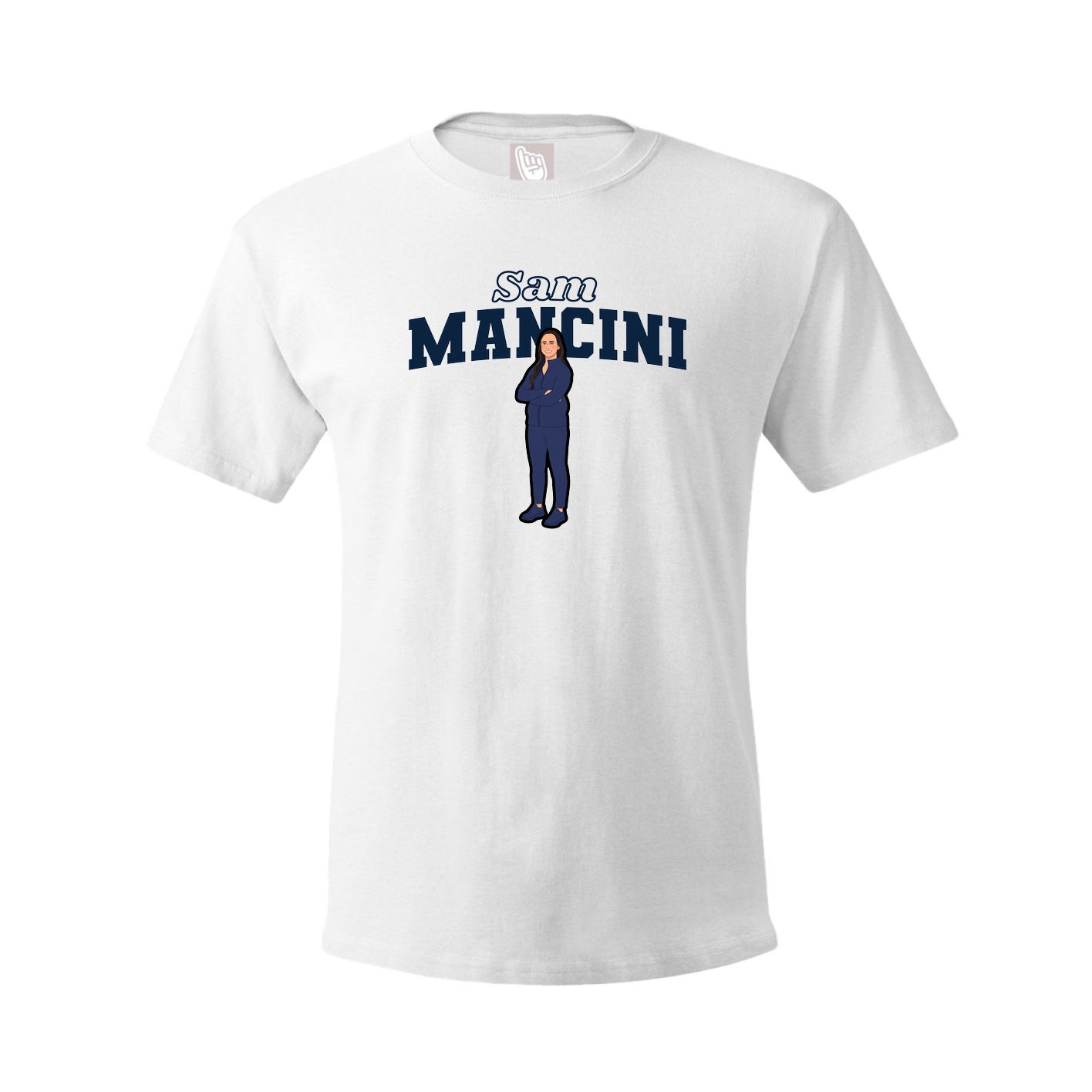 Tee — Name Arch in White