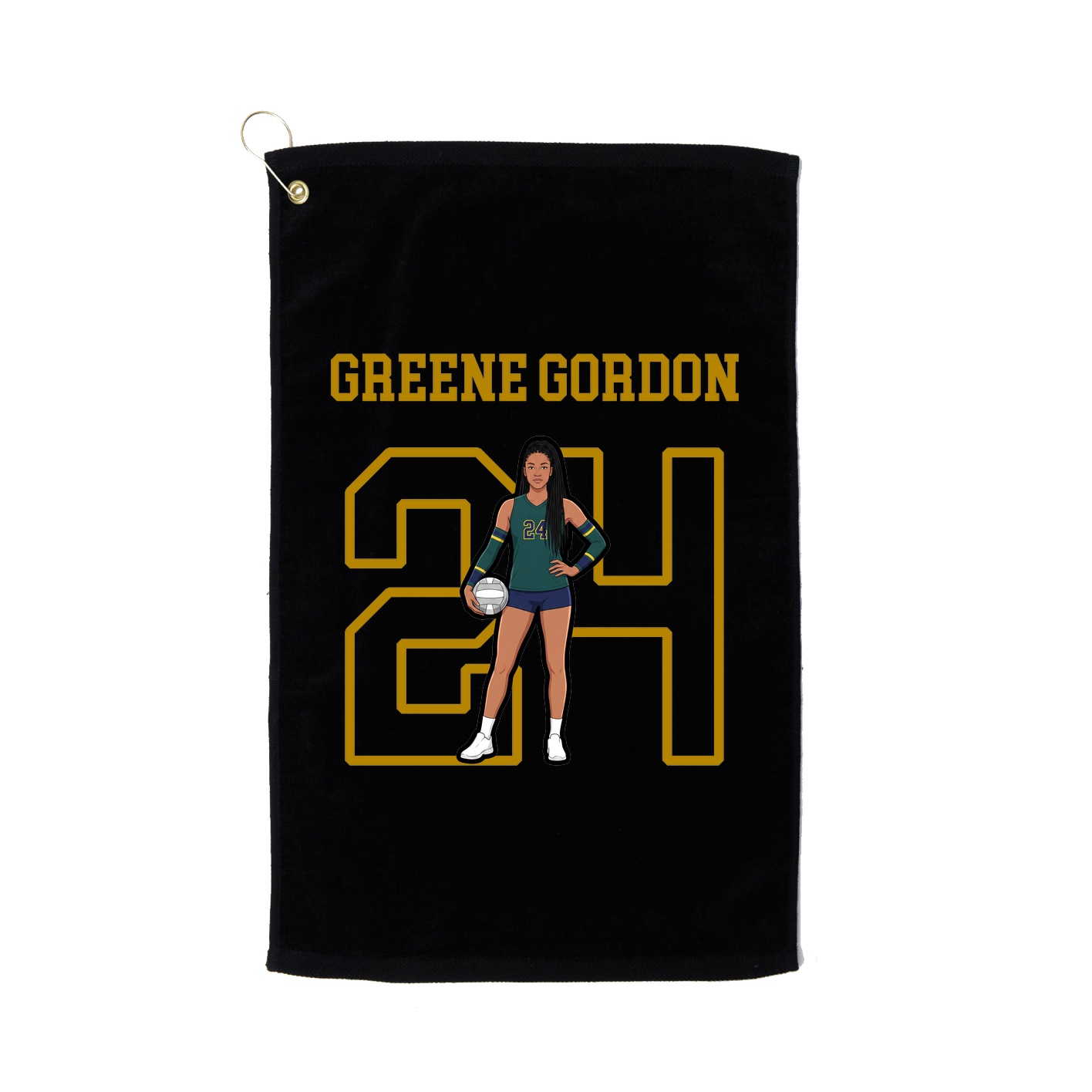 Golf Towel — Shirsey in Black