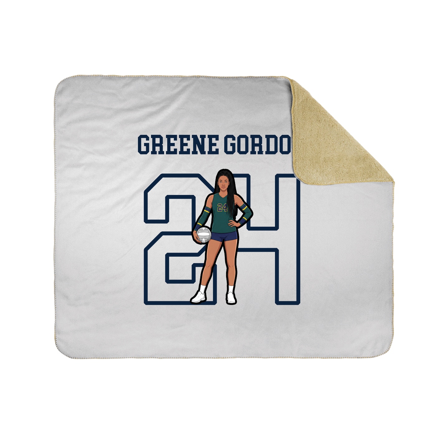 Throw Blanket — Shirsey in White