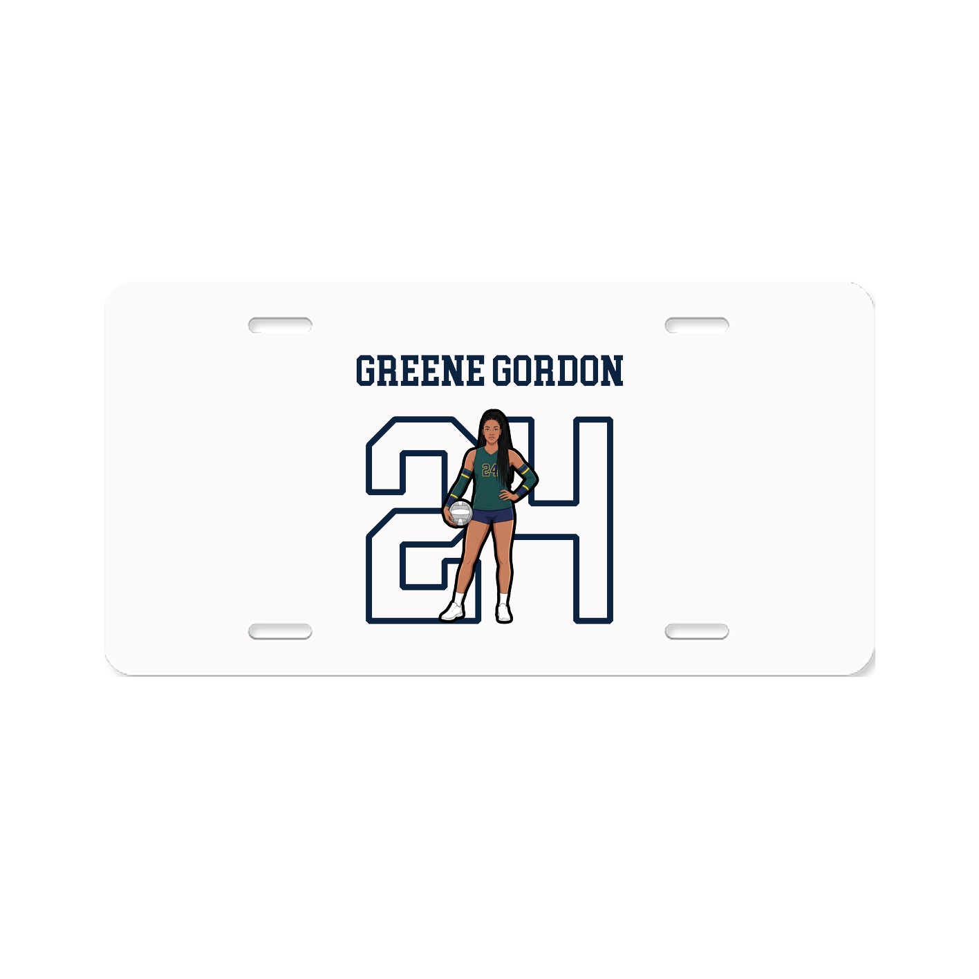 License Plate — Shirsey in Classic