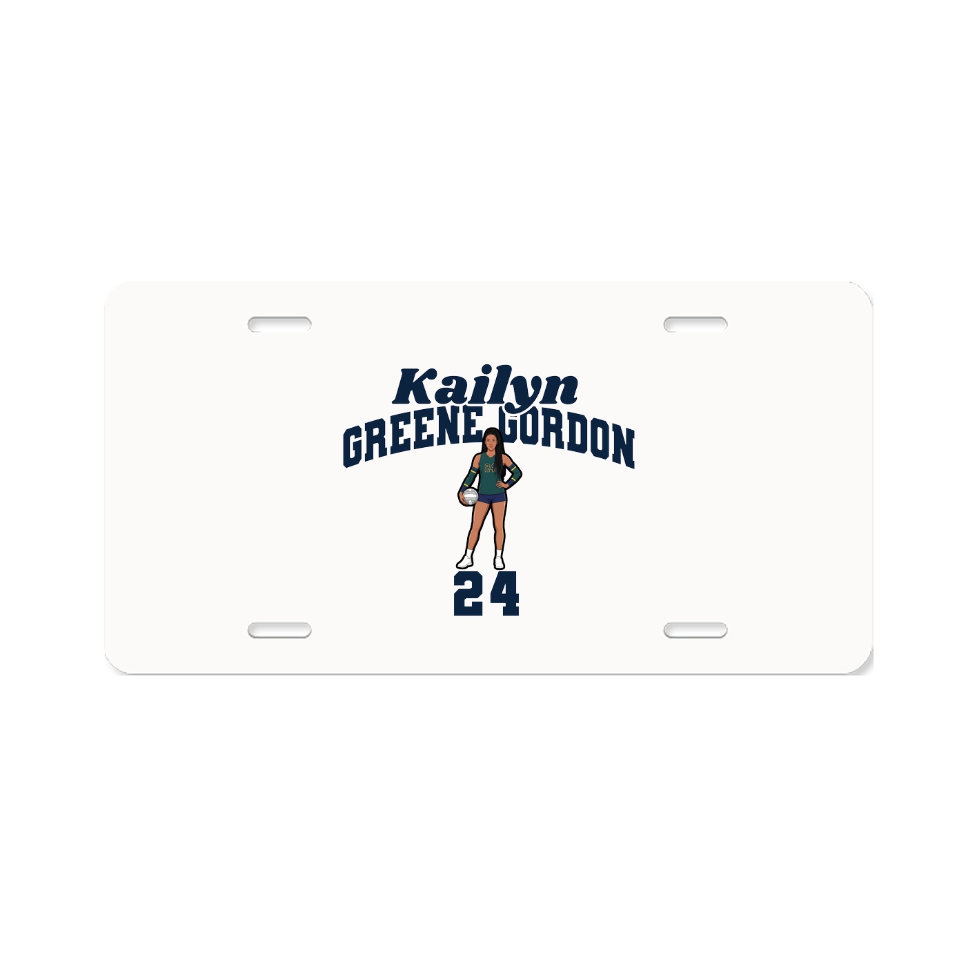 License Plate — Signature Arch in Classic