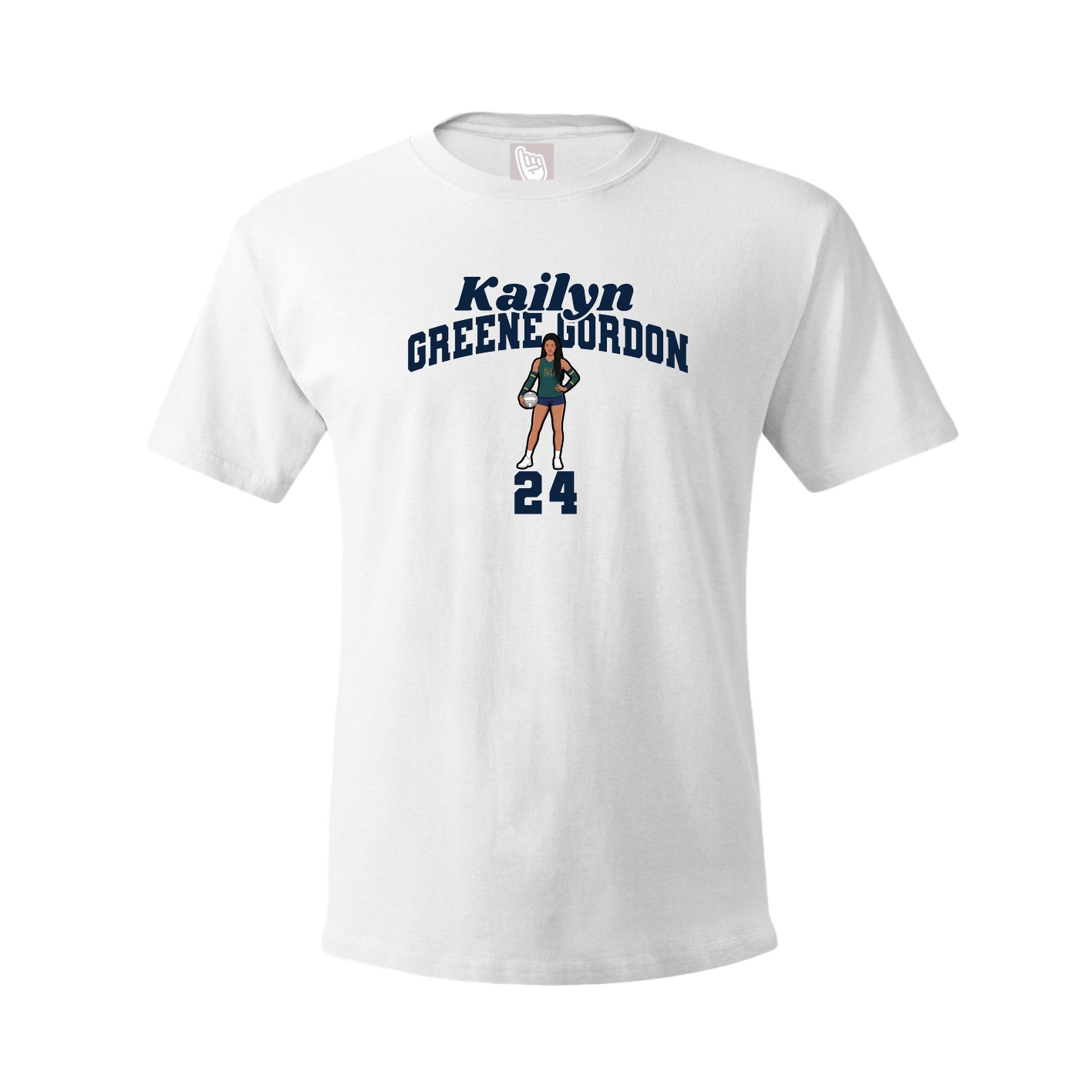 Youth Tee — Signature Arch in White