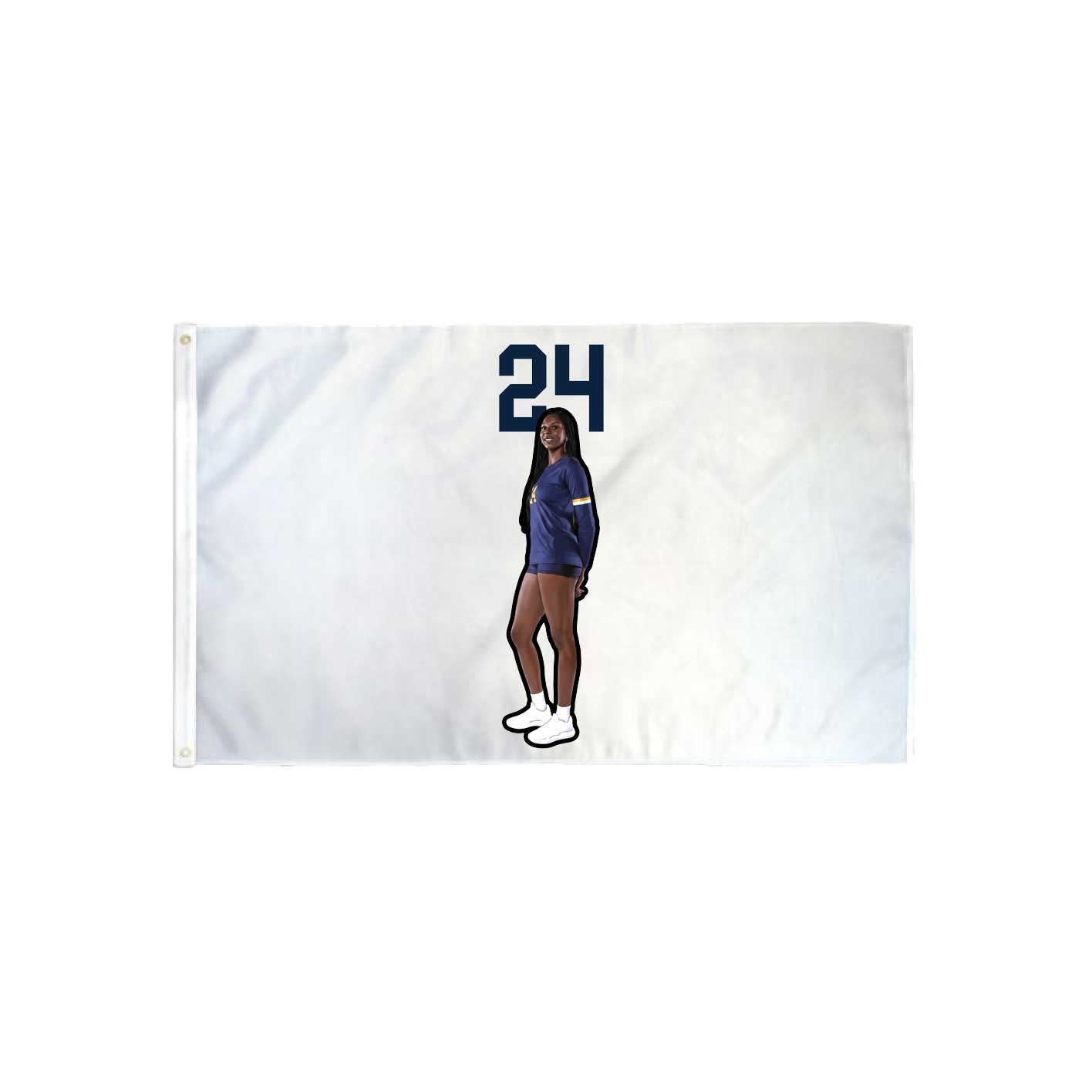 3x5 Flag — Number Top in Classic