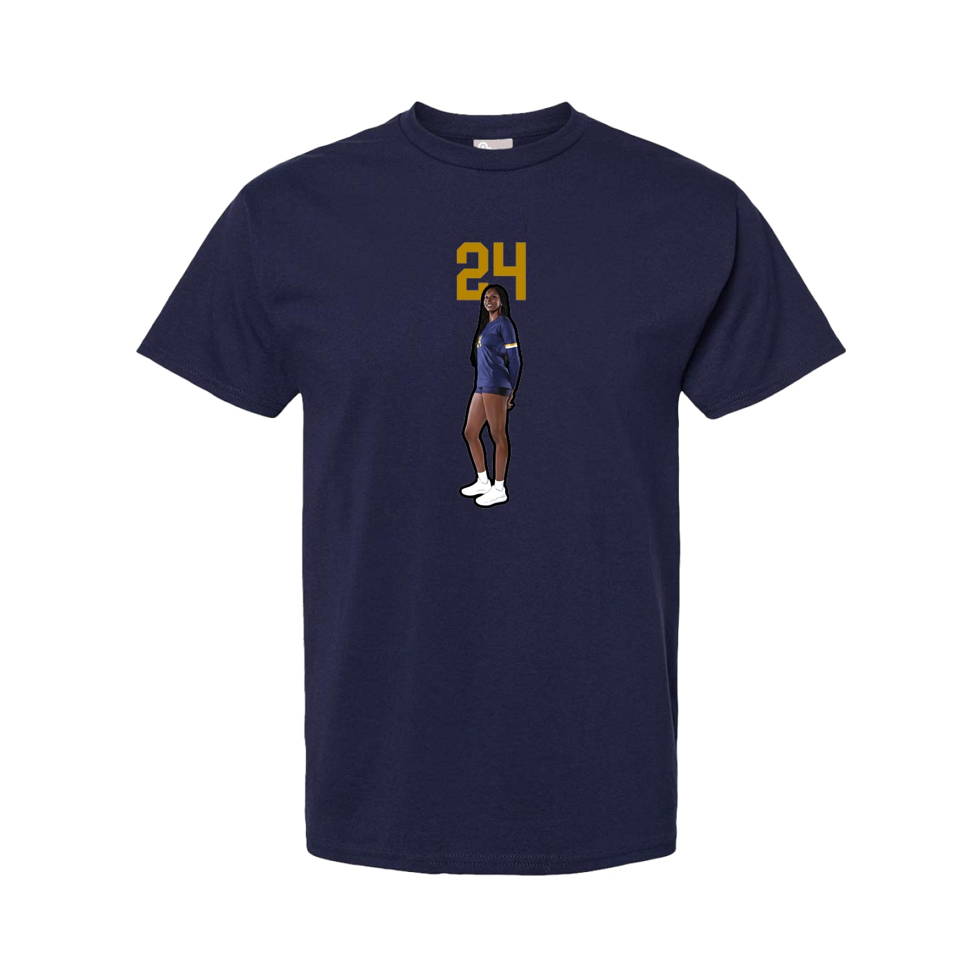Youth Tee — Number Top in Navy