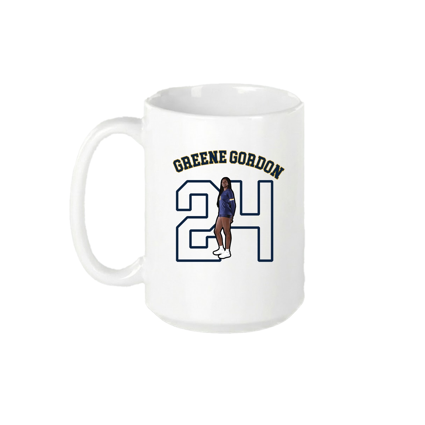 15oz Coffee Mug — Shirsey Arch in White