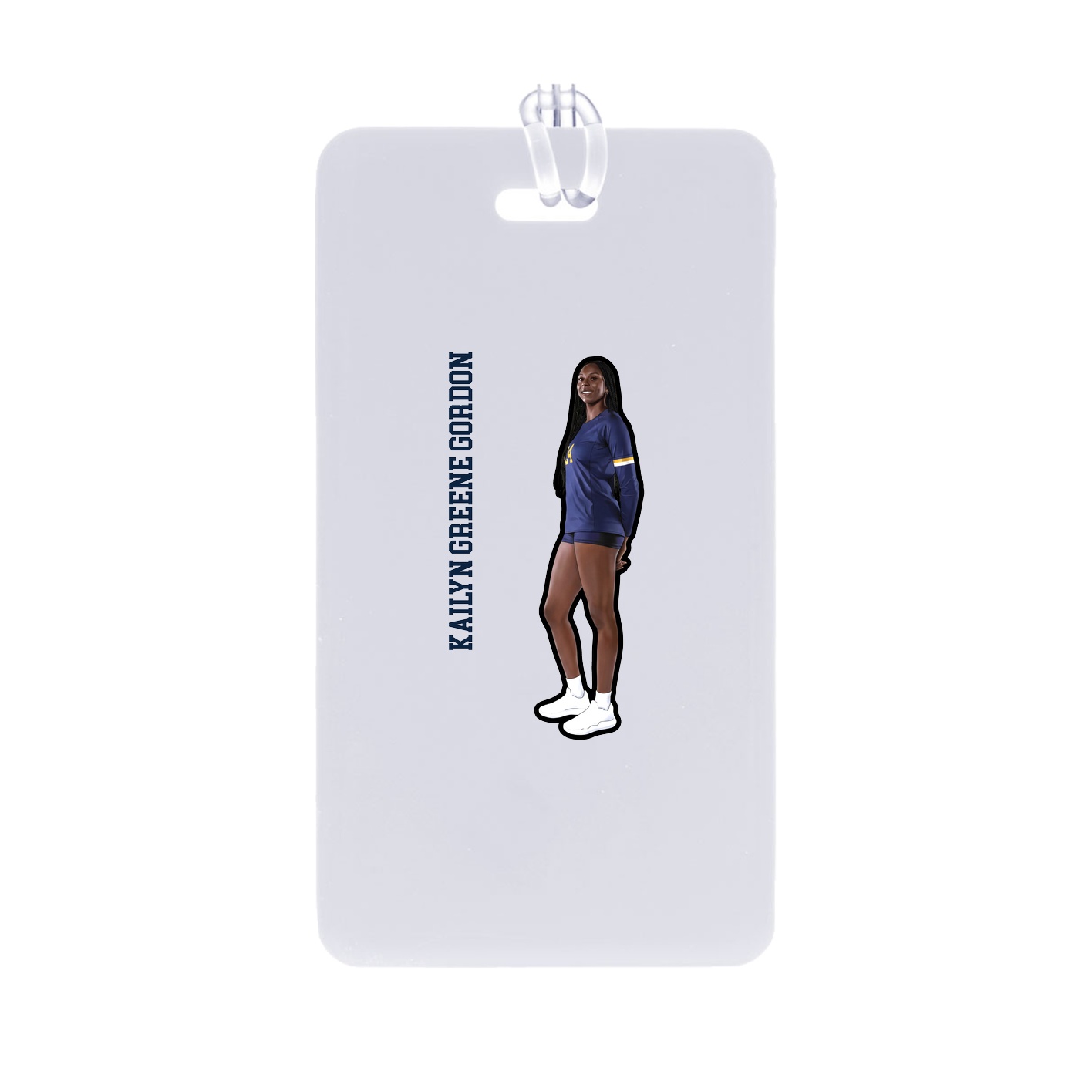 Bag Tag — Name Vertical in Classic